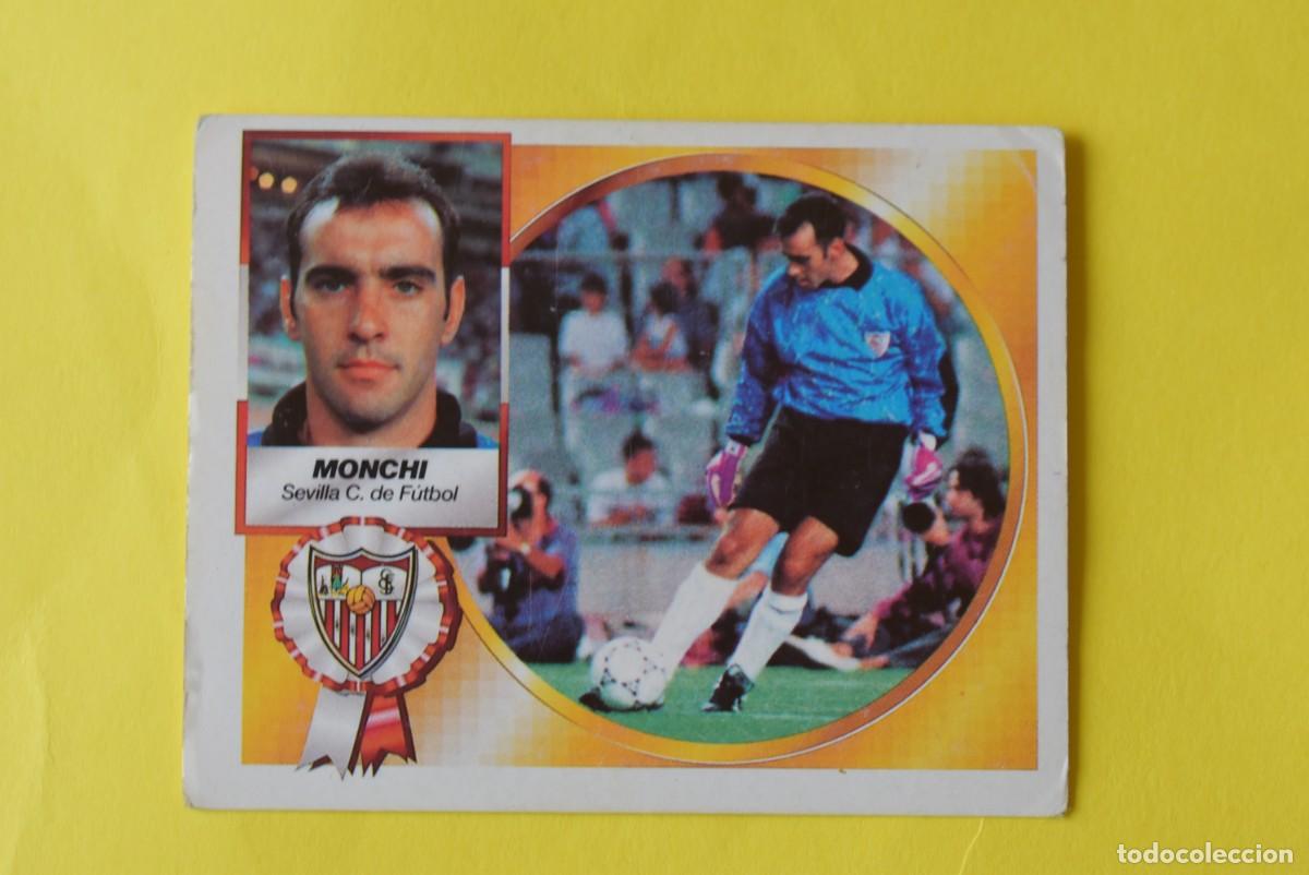 Figurine di Calcio: Cromo Liga 1994 1995. 94 95. 1 &ordf; Divisi&oacute;n. Monchi. Sevilla. Ediciones ESTE. Sin pegar