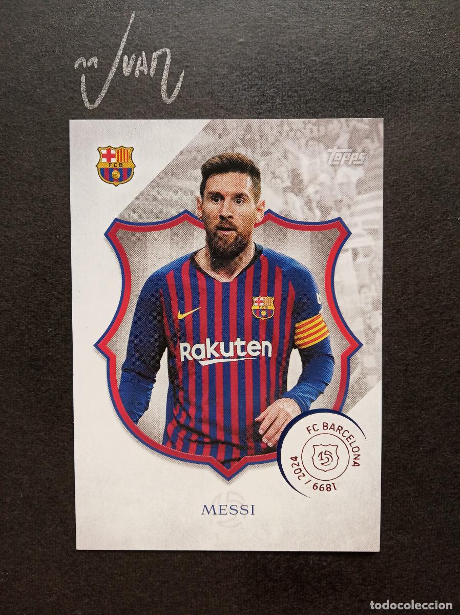 Cromos de f&uacute;tbol: 42 LEGACY MESSI FC BARCELONA ARGENTINA ⚽ TOPPS &reg; BAR&Ccedil;A 125 ANIVERSARIO 2024 2025 24 25 NUEVO