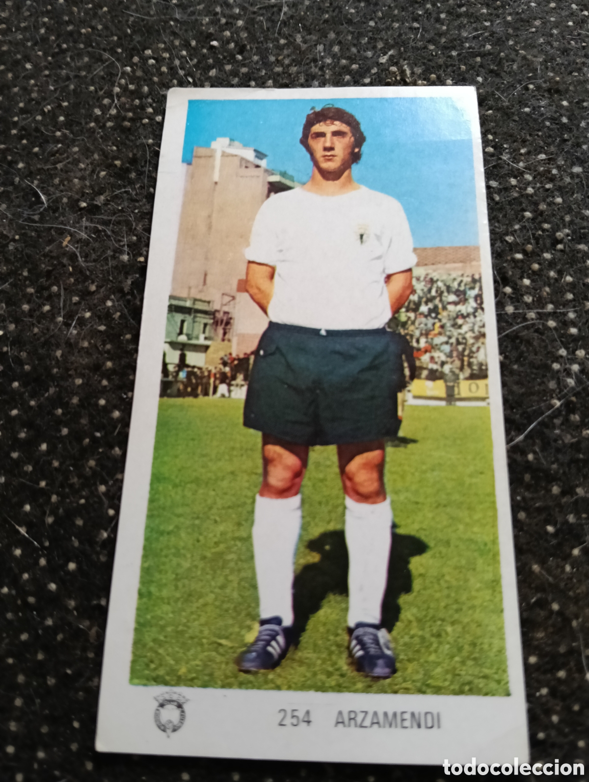 Figurine di Calcio: N&deg; 254 Arzamendi Burgos Ruiz Romero 1971-1972. 71-72. Nunca pegado