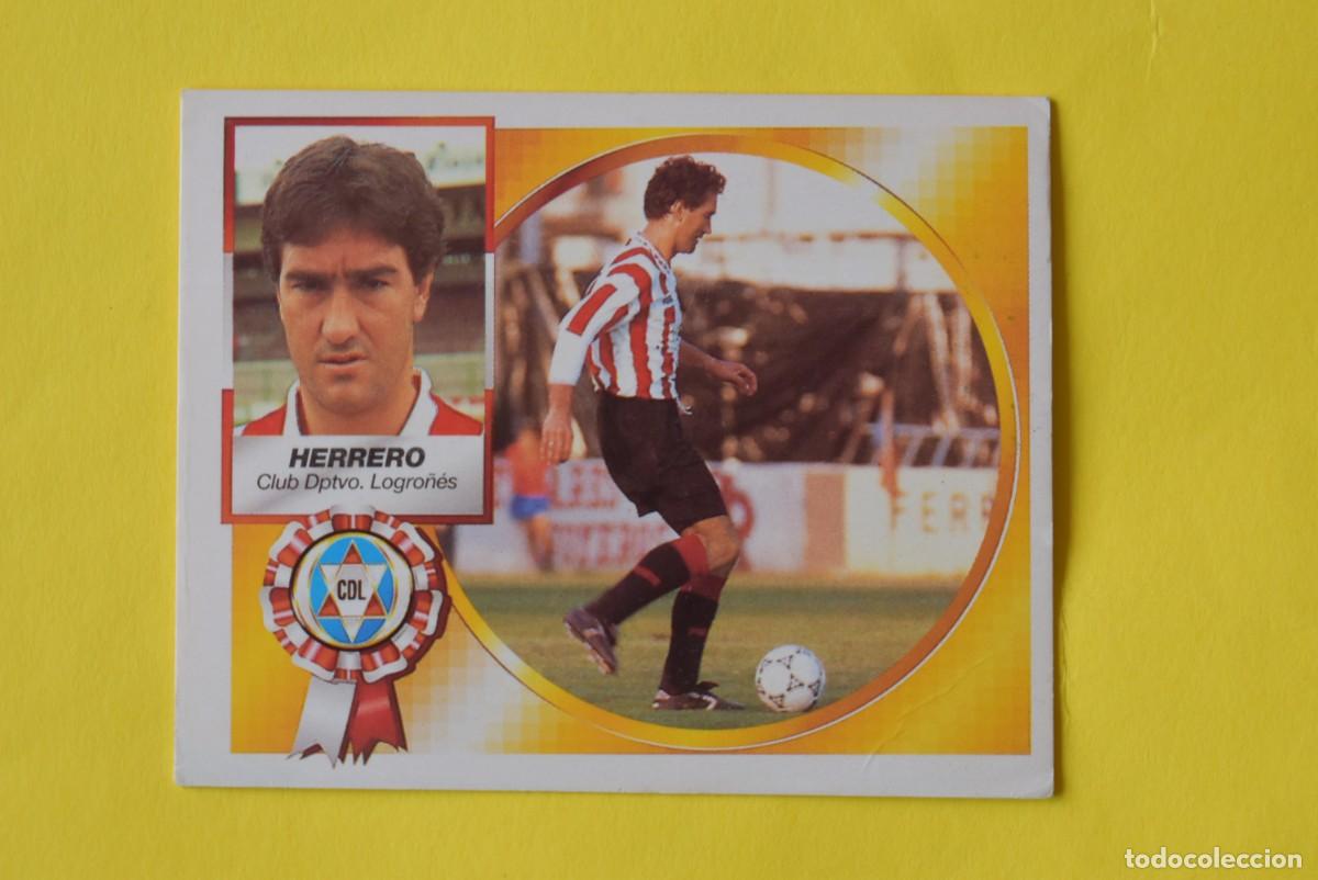 Cromos de f&uacute;tbol: Cromo Liga 1994 1995. 94 95. 1 &ordf; Divisi&oacute;n. Herrero. Logro&ntilde;&eacute;s. Ediciones ESTE. Sin pegar