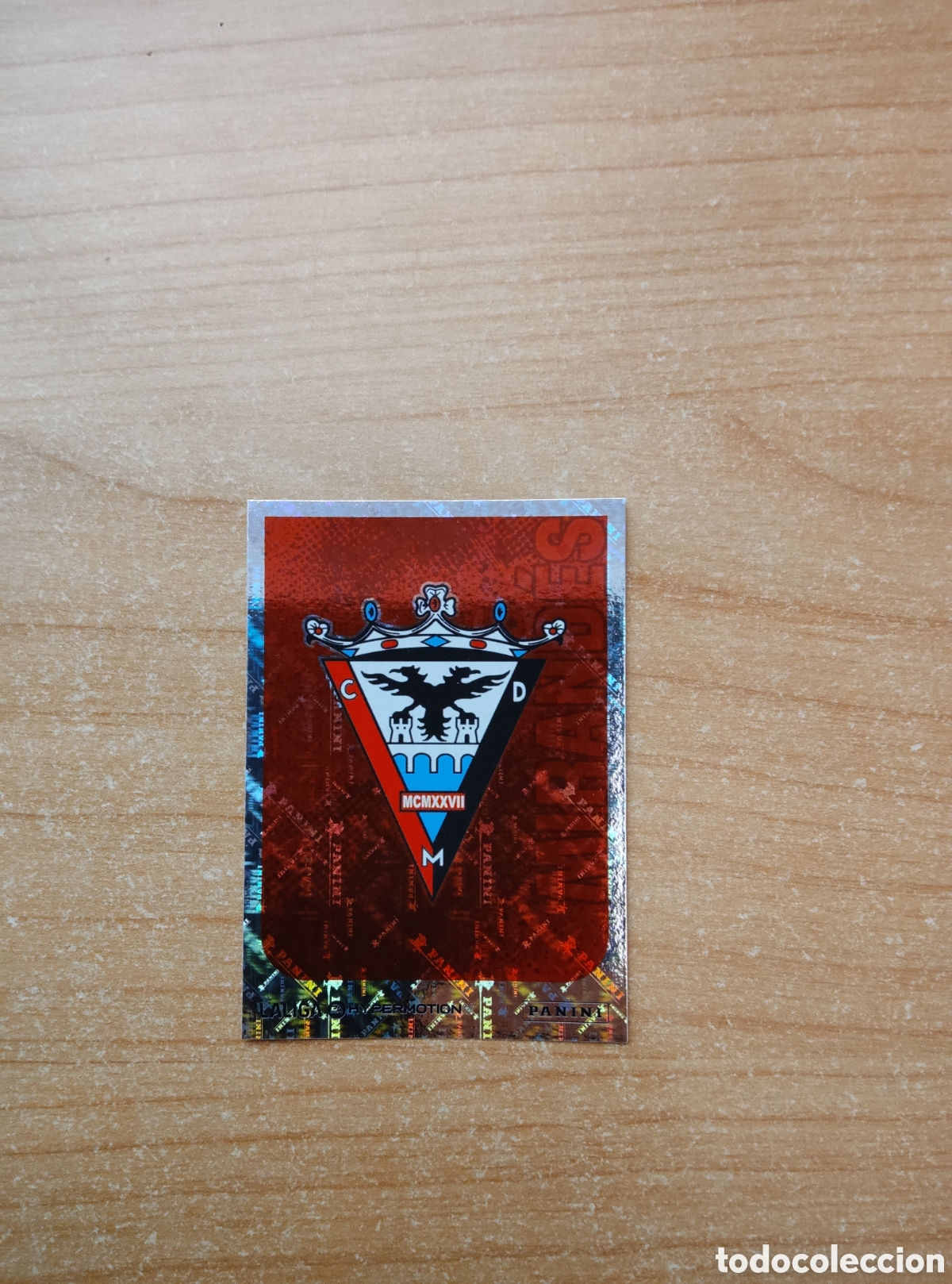 Cromos de f&uacute;tbol: 306 ESCUDO MIRANDES LIGA HYPERMOTION 2025 2026