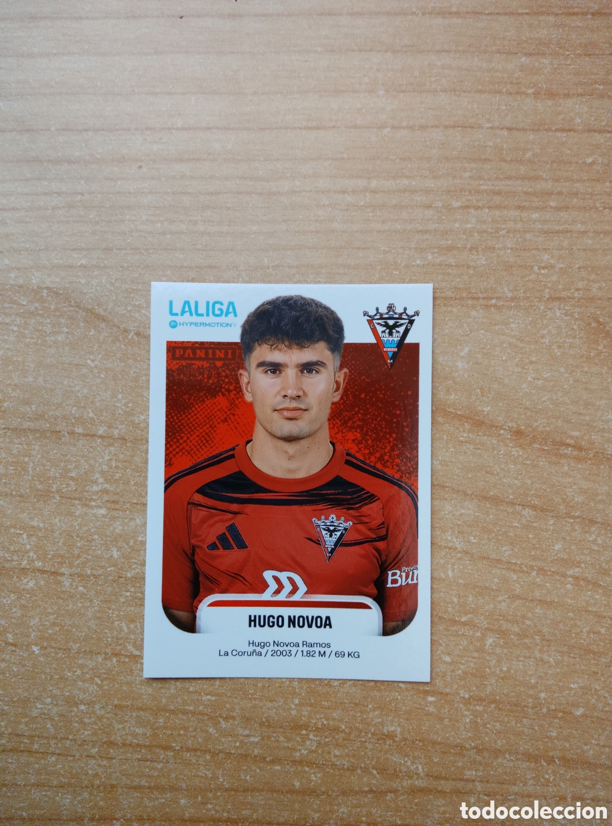 Cromos de f&uacute;tbol: 310 HUGO NOVOA MIRANDES LIGA HYPERMOTION 2025 2026