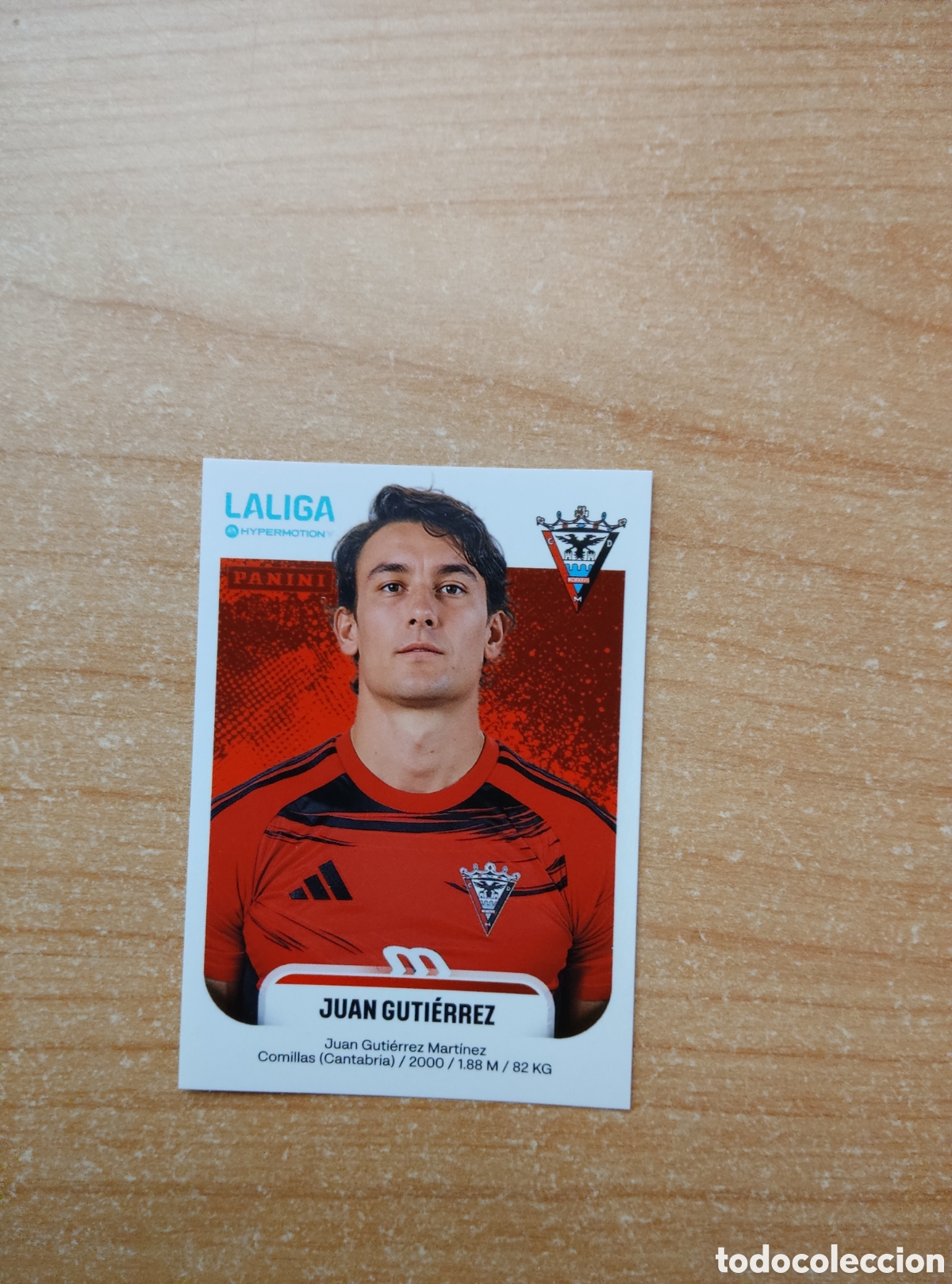 Cromos de f&uacute;tbol: 312 JUAN GUTIERREZ MIRANDES LIGA HYPERMOTION 2025 2026