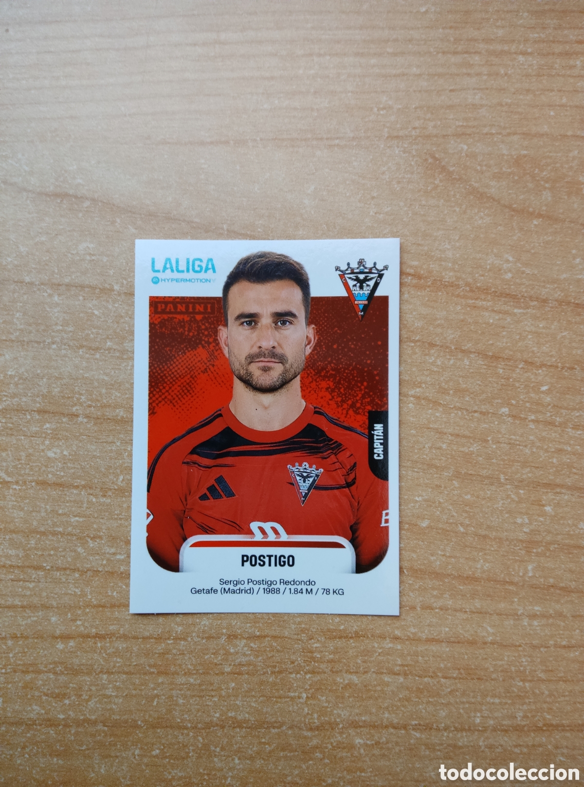 Cromos de f&uacute;tbol: 313 SERGIO POSTIGO MIRANDES LIGA HYPERMOTION 2025 2026
