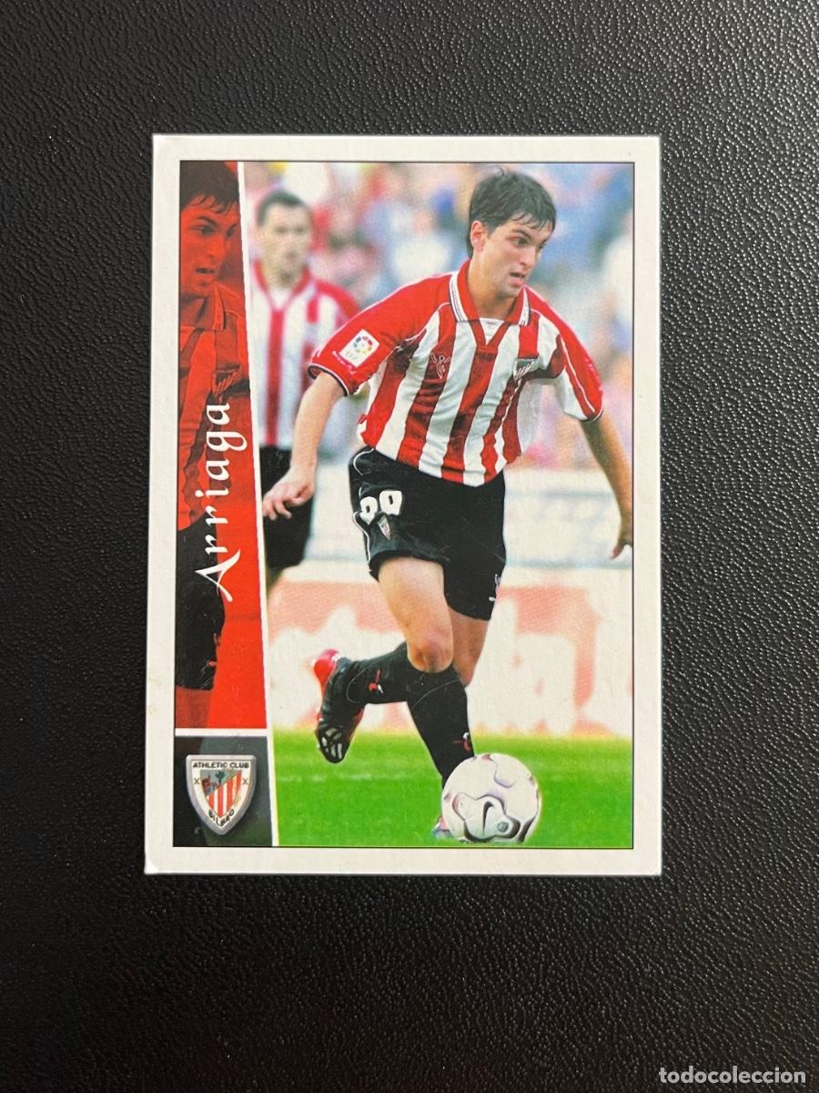 Cromos de Futebol: 638 JOSEBA ARRIAGA ATHLETIC CLUB BILBAO FICHAS DE LA LIGA PLUS 2002 2003 MUNDICROMO 02 03