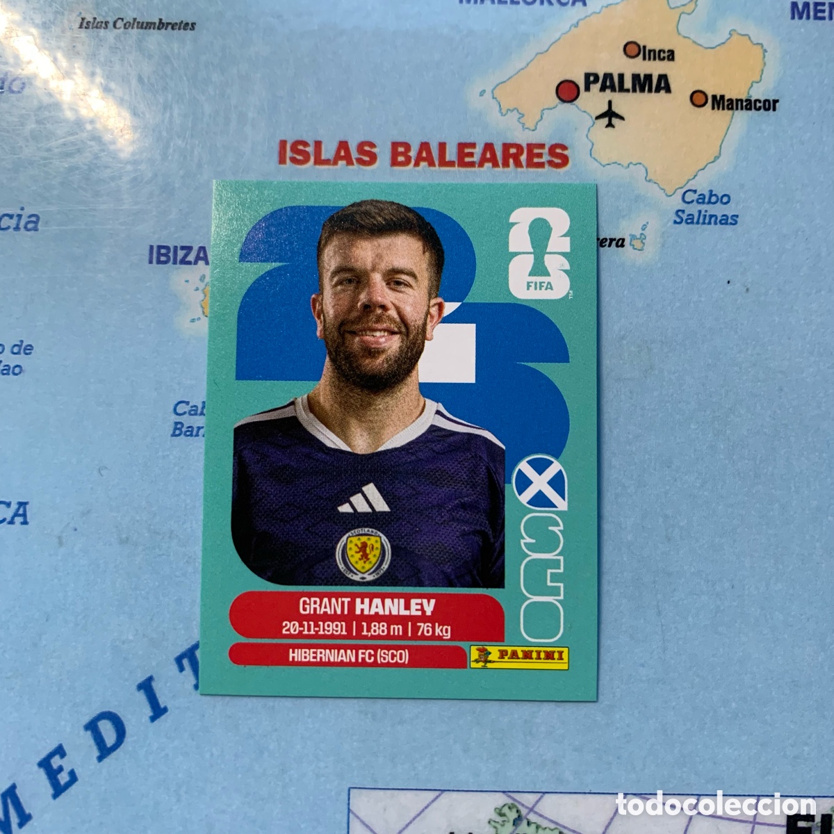 Fu&szlig;ball-Sticker: Escocia n&uacute;mero 10 cromo panini Mundial Fifa World Cup 2026