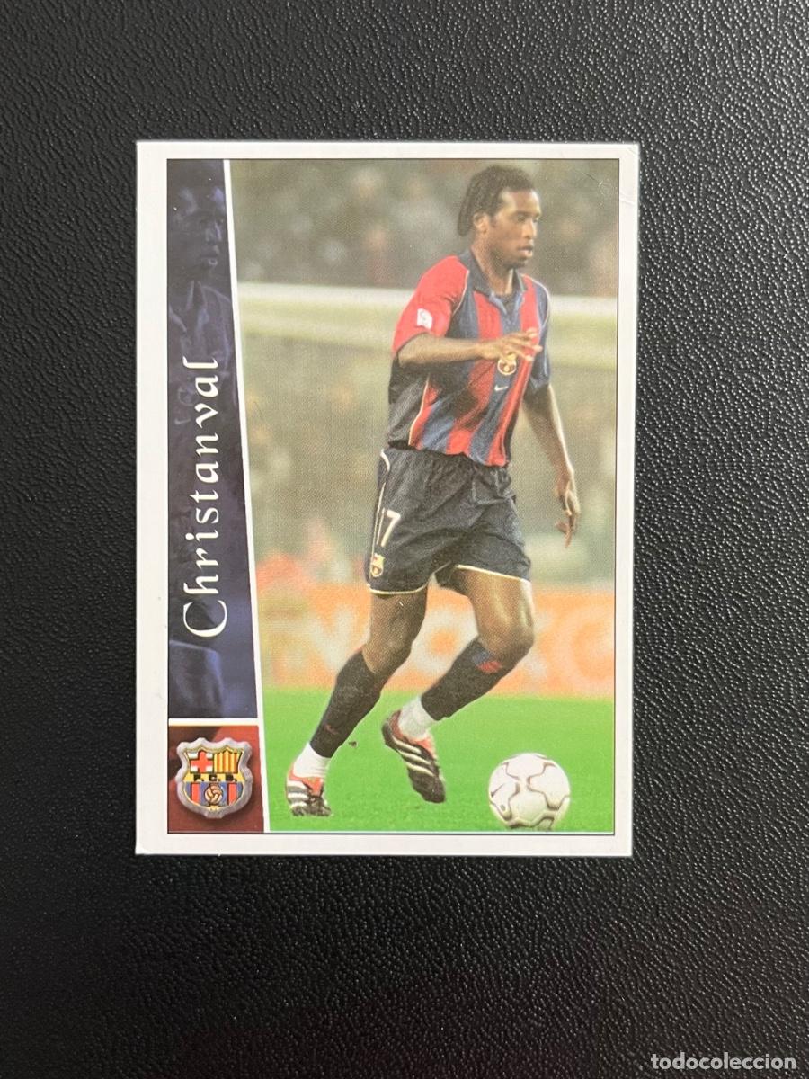Cartes &agrave; collectionner de Football: 90 CHRISTANVAL FC BARCELONA BAR&Ccedil;A FICHAS DE LA LIGA 2002 2003 MUNDICROMO 02 03