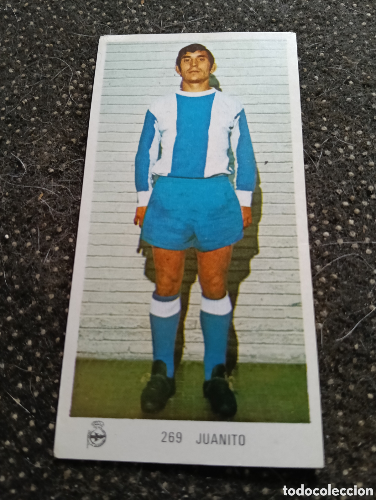 Cartes &agrave; collectionner de Football: N&deg; 269 Juanito Deportivo de la Coru&ntilde;a Ruiz Romero 1971-1972. 71-72. Nunca pegado