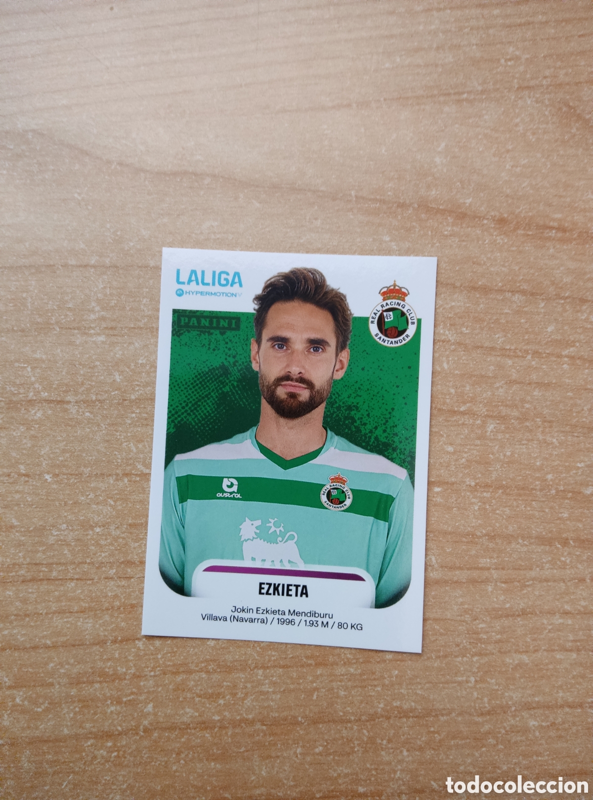 Cartes &agrave; collectionner de Football: 327 EZKIETA RACING SANTANDER LIGA HYPERMOTION 2025 2026