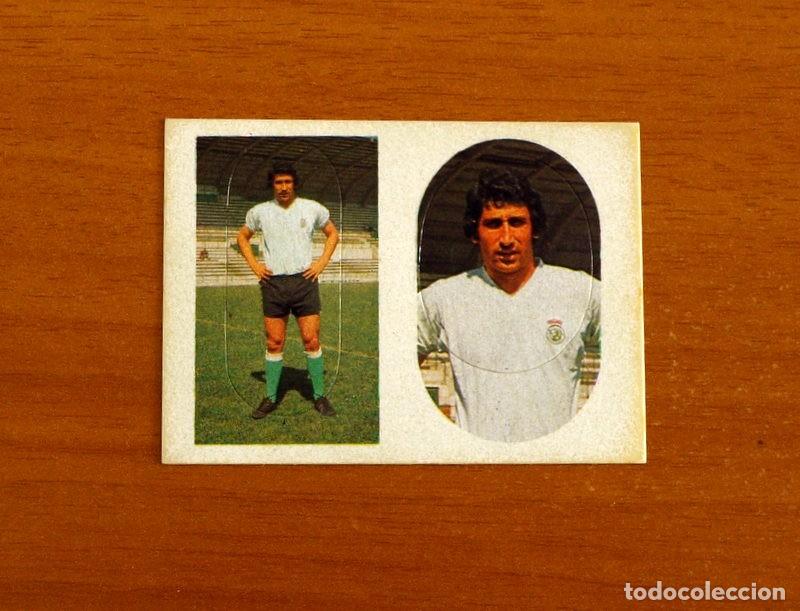 Cartes &agrave; collectionner de Football: Racing de Santander - N&ordm; 418, 407, Espildora - Editorial Maga 1975-1976, 75-76 - Nunca pegado