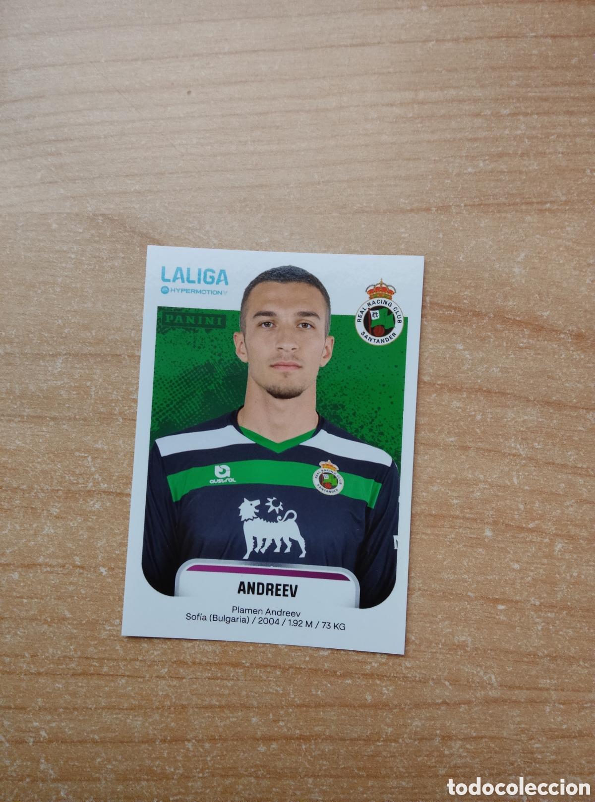 Cartes &agrave; collectionner de Football: 328 ANDREEV RACING SANTANDER LIGA HYPERMOTION 2025 2026