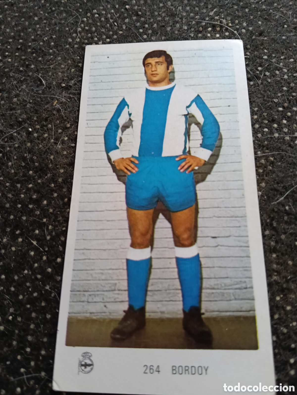 Cartes &agrave; collectionner de Football: N&deg; 264 Bordoy Deportivo de la Coru&ntilde;a Ruiz Romero 1971-1972. 71-72. Nunca pegado