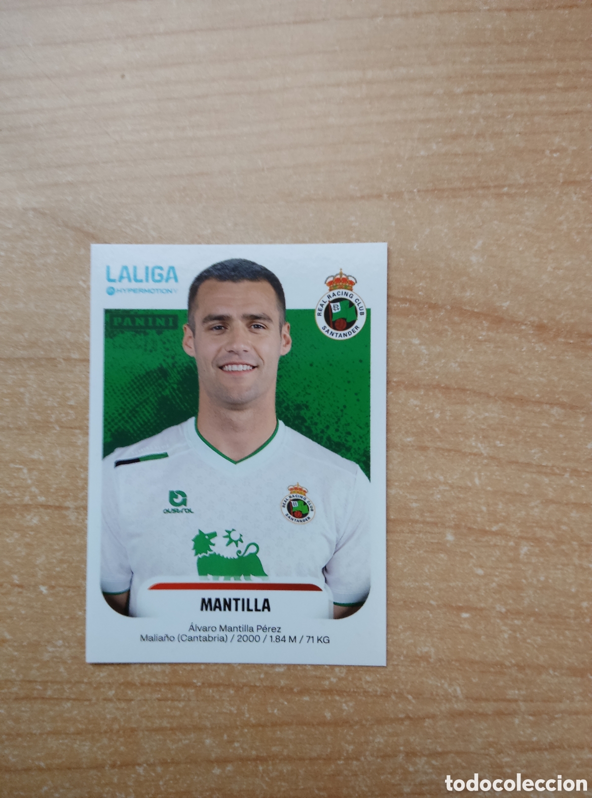 Cartes &agrave; collectionner de Football: 329A MANTILLA RACING SANTANDER LIGA HYPERMOTION 2025 2026