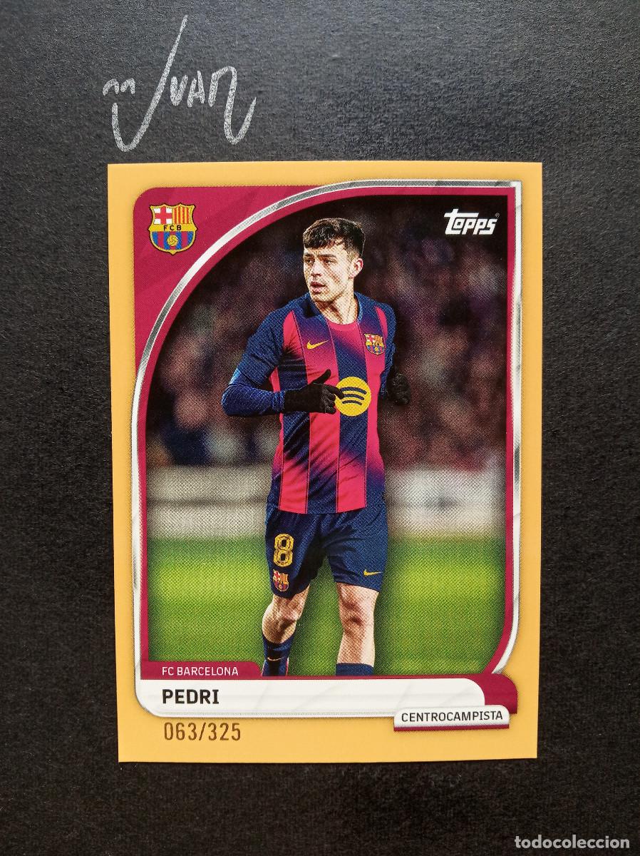 Cromos de Futebol: N&ordm; 10 NUMERADA #/325 PEDRI FC BARCELONA ESPA&Ntilde;A ⚽ TOPPS &reg; COLLECTOR TIN 2025 2026 25 26 NUEVO