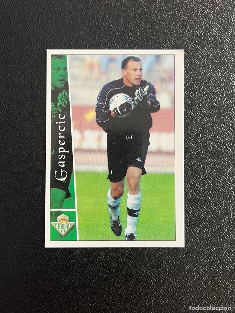 Football Stickers: 140 GASPERCIC REAL BETIS BALOMPI&Eacute; FICHAS DE LA LIGA 2002 2003 MUNDICROMO 02 03