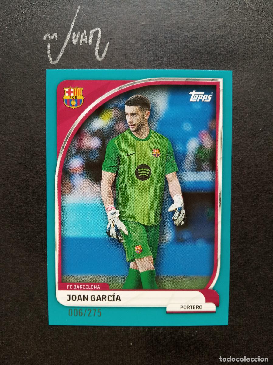 Figurine di Calcio: N&ordm; 1 NUMERADA #/275 JOAN GARCIA FC BARCELONA ESPA&Ntilde;A ⚽ TOPPS &reg; COLLECTOR TIN 2025 2026 25 26 NUEVO