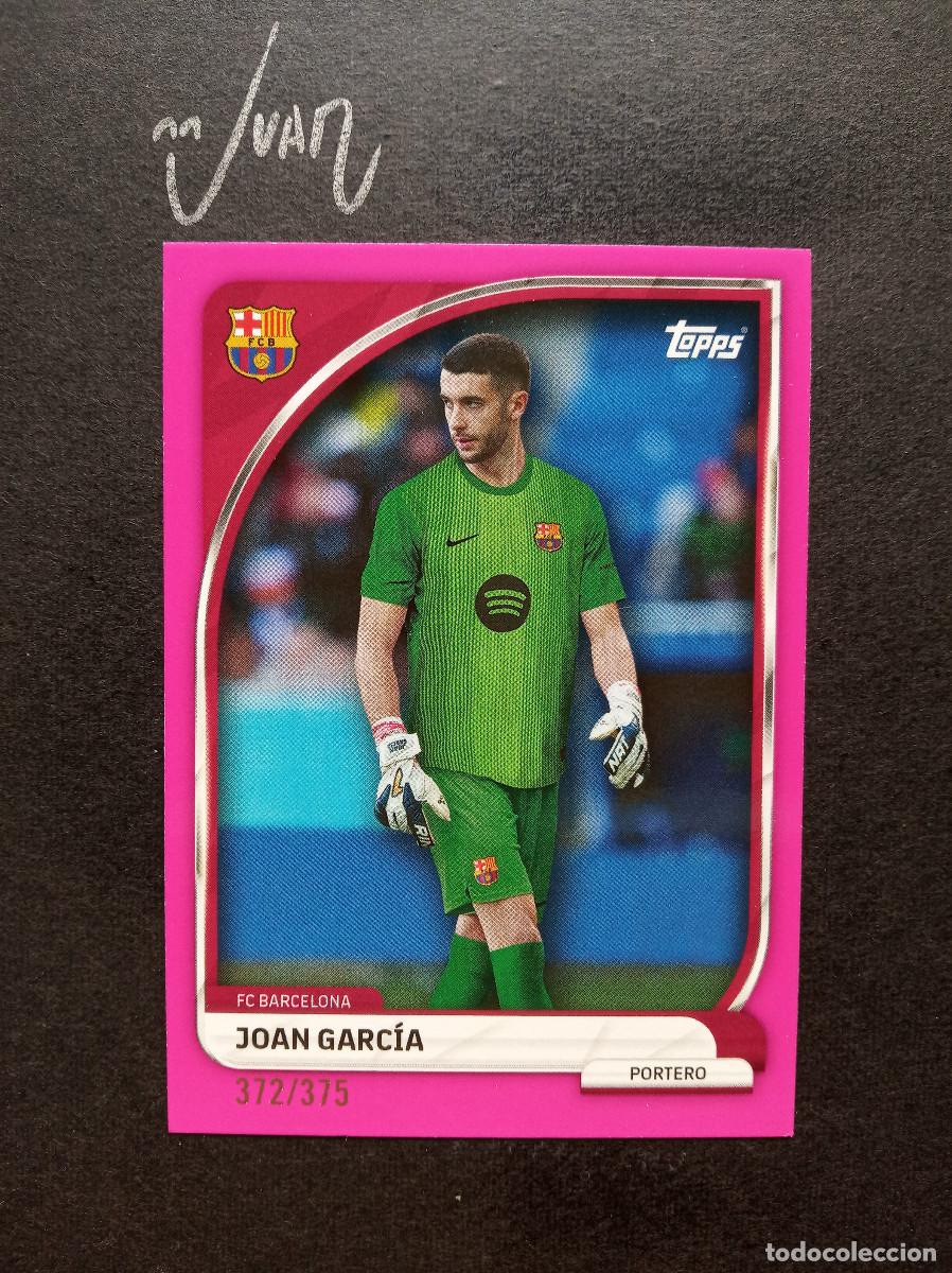 Cromos de f&uacute;tbol: N&ordm; 1 NUMERADA #/375 JOAN GARCIA FC BARCELONA ESPA&Ntilde;A ⚽ TOPPS &reg; COLLECTOR TIN 2025 2026 25 26 NUEVO