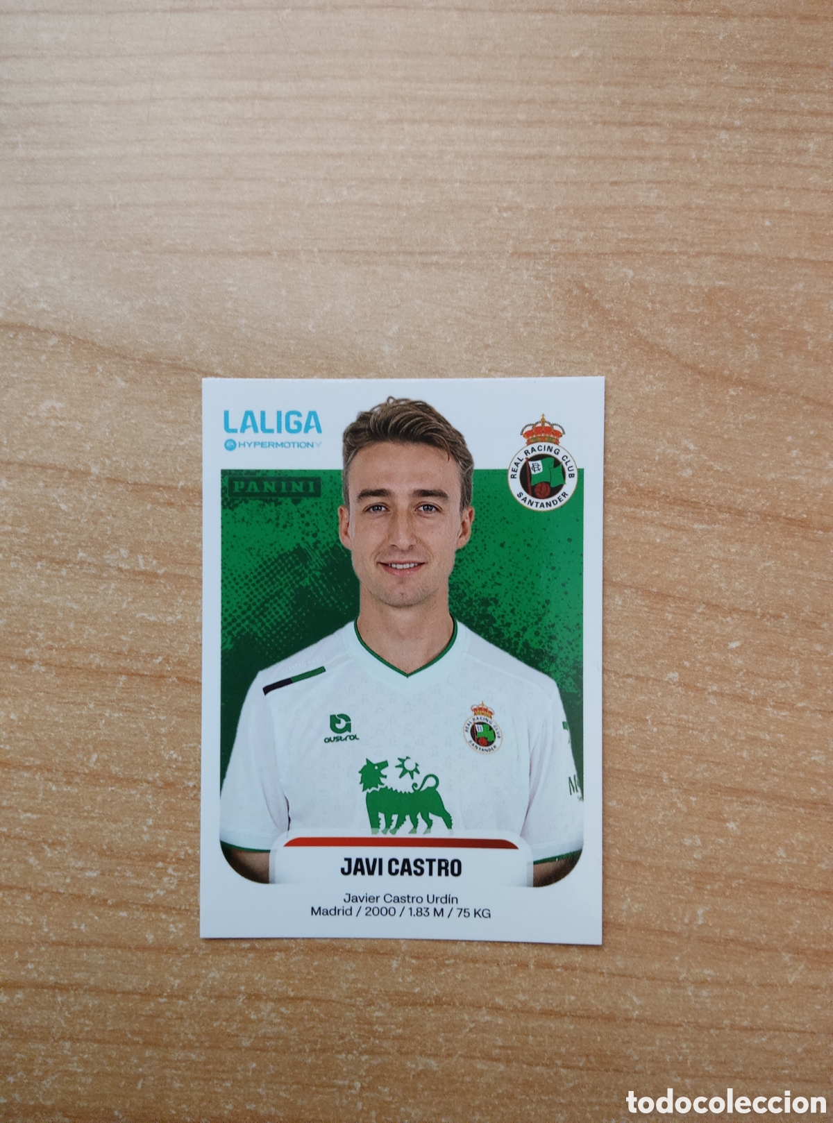 Cromos de f&uacute;tbol: 333 JAVI CASTRO RACING SANTANDER LIGA HYPERMOTION 2025 2026