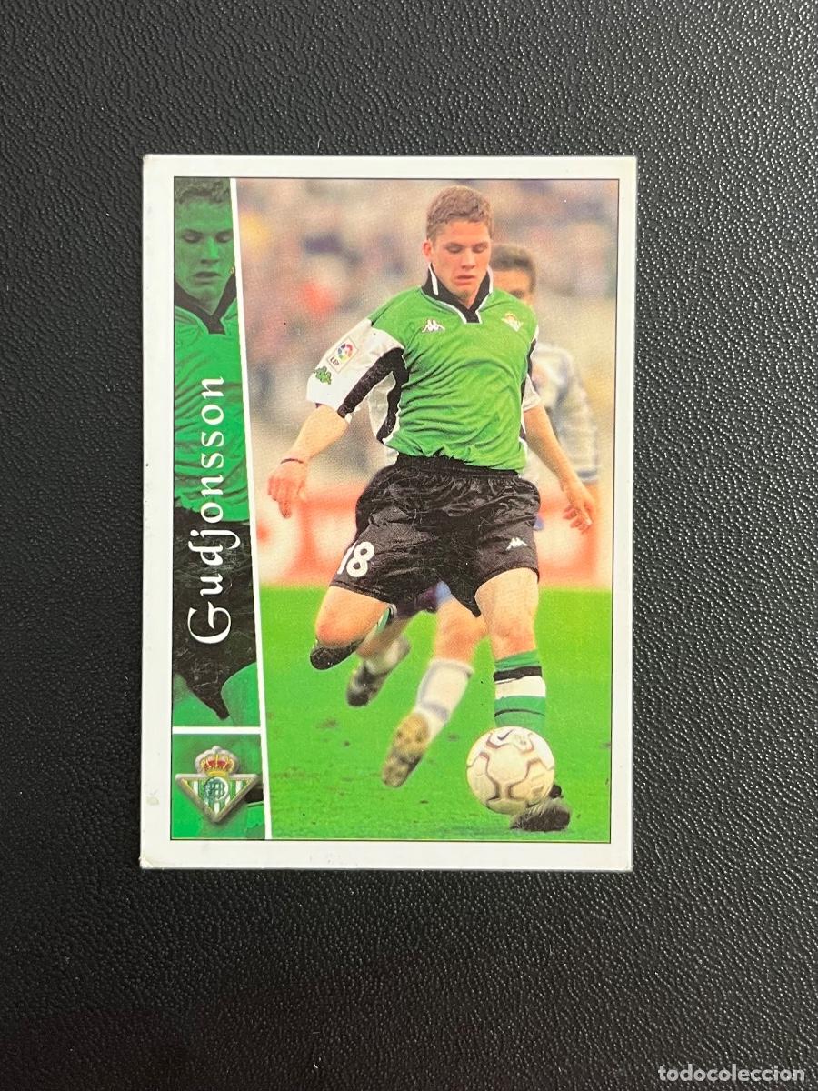 Cromos de f&uacute;tbol: 582 GUDJONSSON REAL BETIS BALOMPI&Eacute; FICHAS DE LA LIGA PLUS 2002 2003 MUNDICROMO 02 03