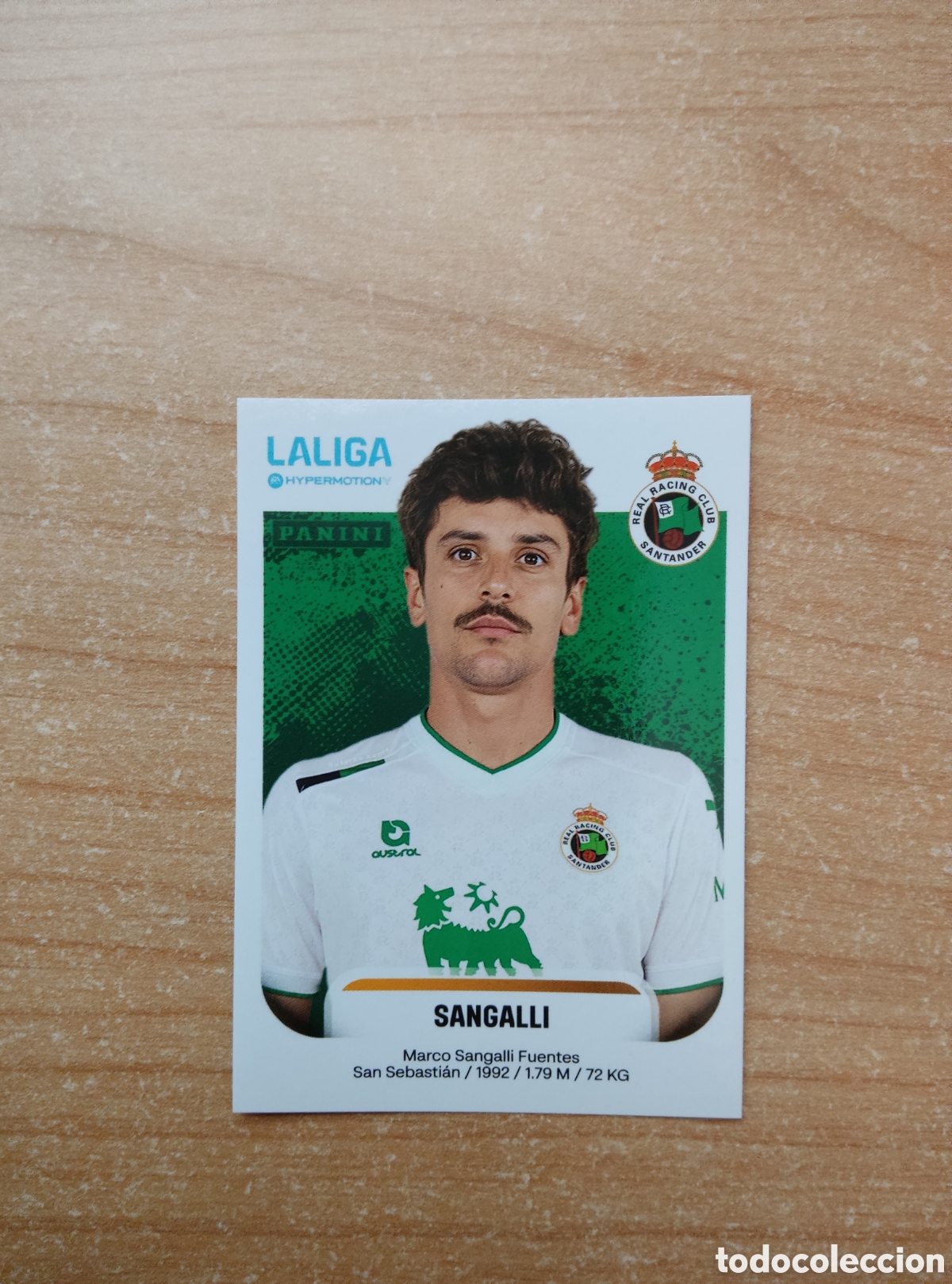 Cromos de f&uacute;tbol: 338 SANGALLI RACING SANTANDER LIGA HYPERMOTION 2025 2026