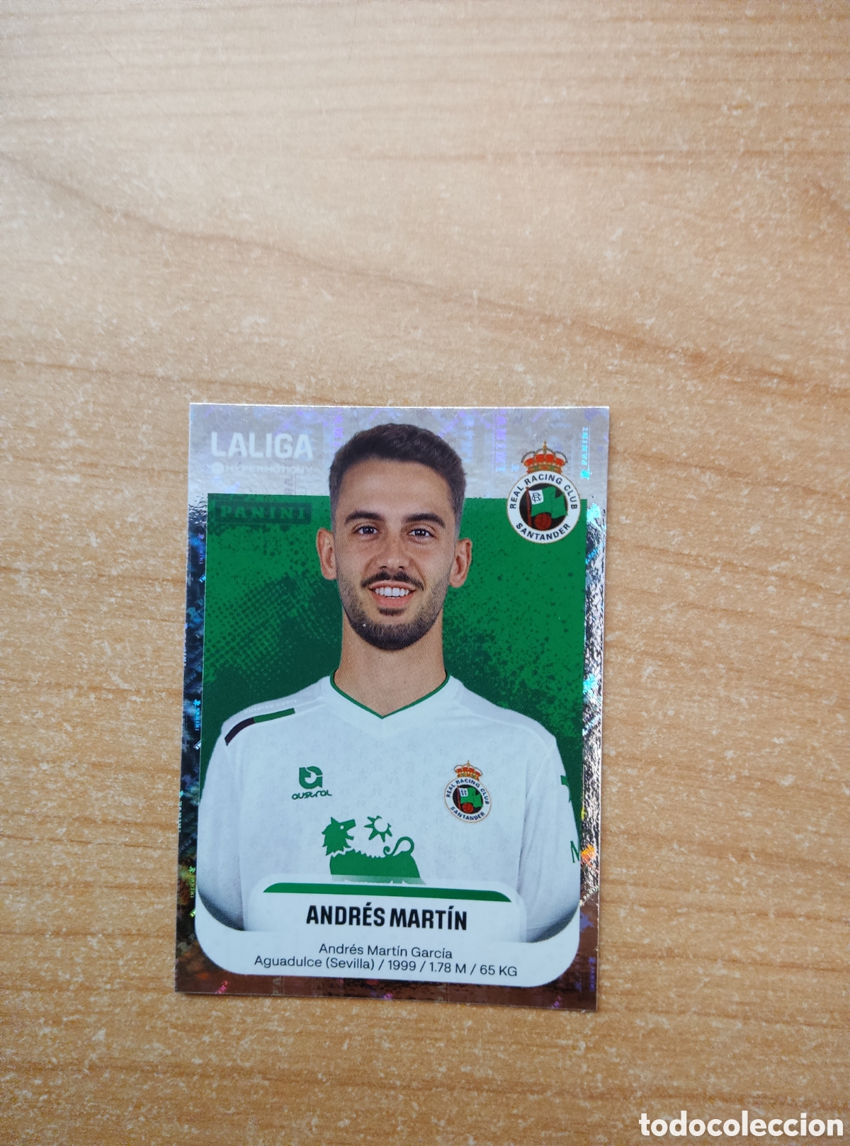 Cromos de f&uacute;tbol: 340 ANDRES MARTIN RACING SANTANDER LIGA HYPERMOTION 2025 2026