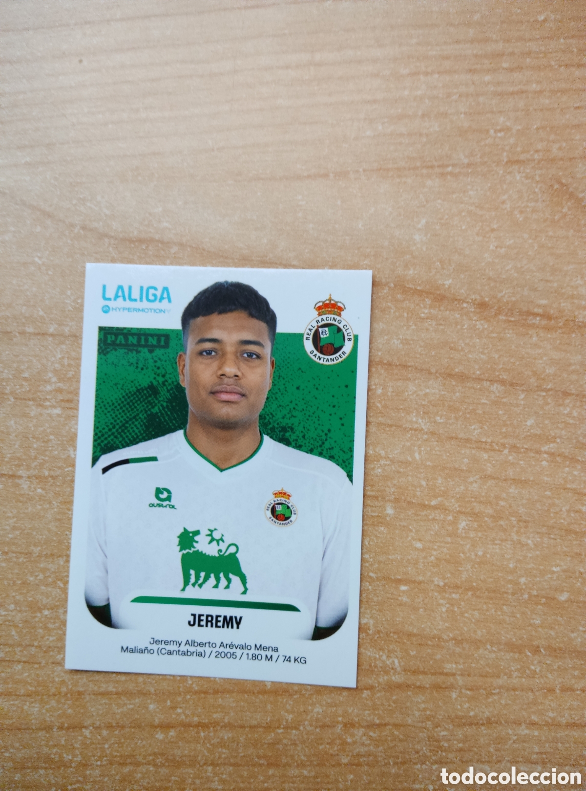 Cromos de f&uacute;tbol: 341 JEREMY RACING SANTANDER LIGA HYPERMOTION 2025 2026