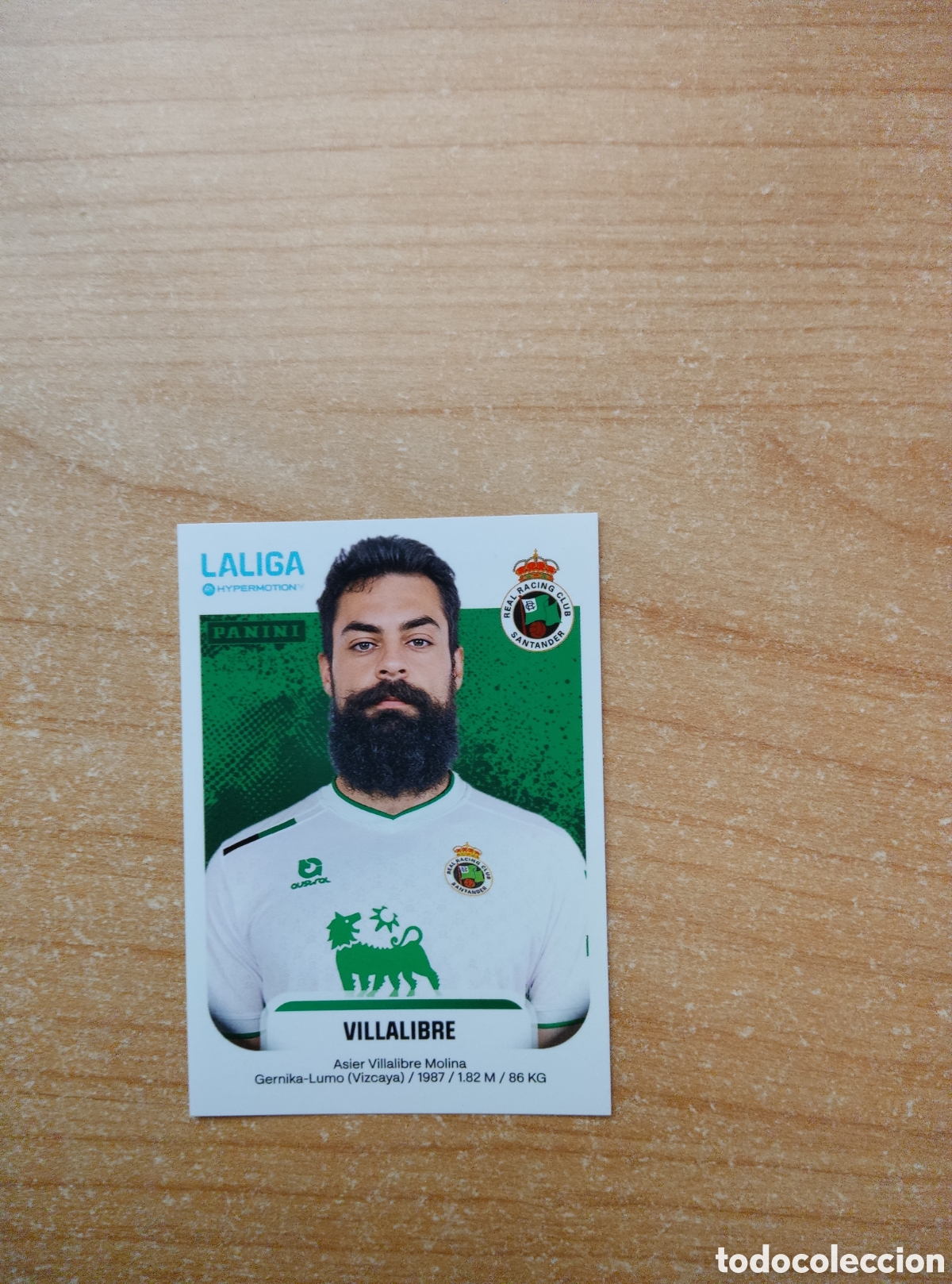 Cromos de f&uacute;tbol: 342 VILLALIBRE RACING SANTANDER LIGA HYPERMOTION 2025 2026