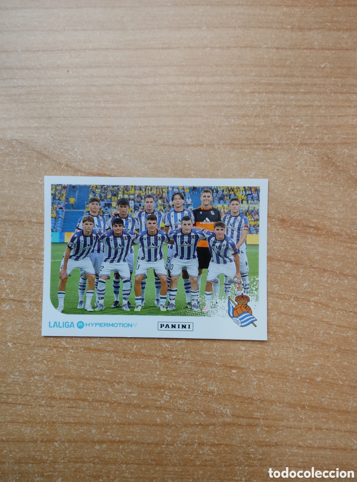 Cromos de f&uacute;tbol: 344 EQUIPO REAL SOCIEDAD B LIGA HYPERMOTION 2025 2026