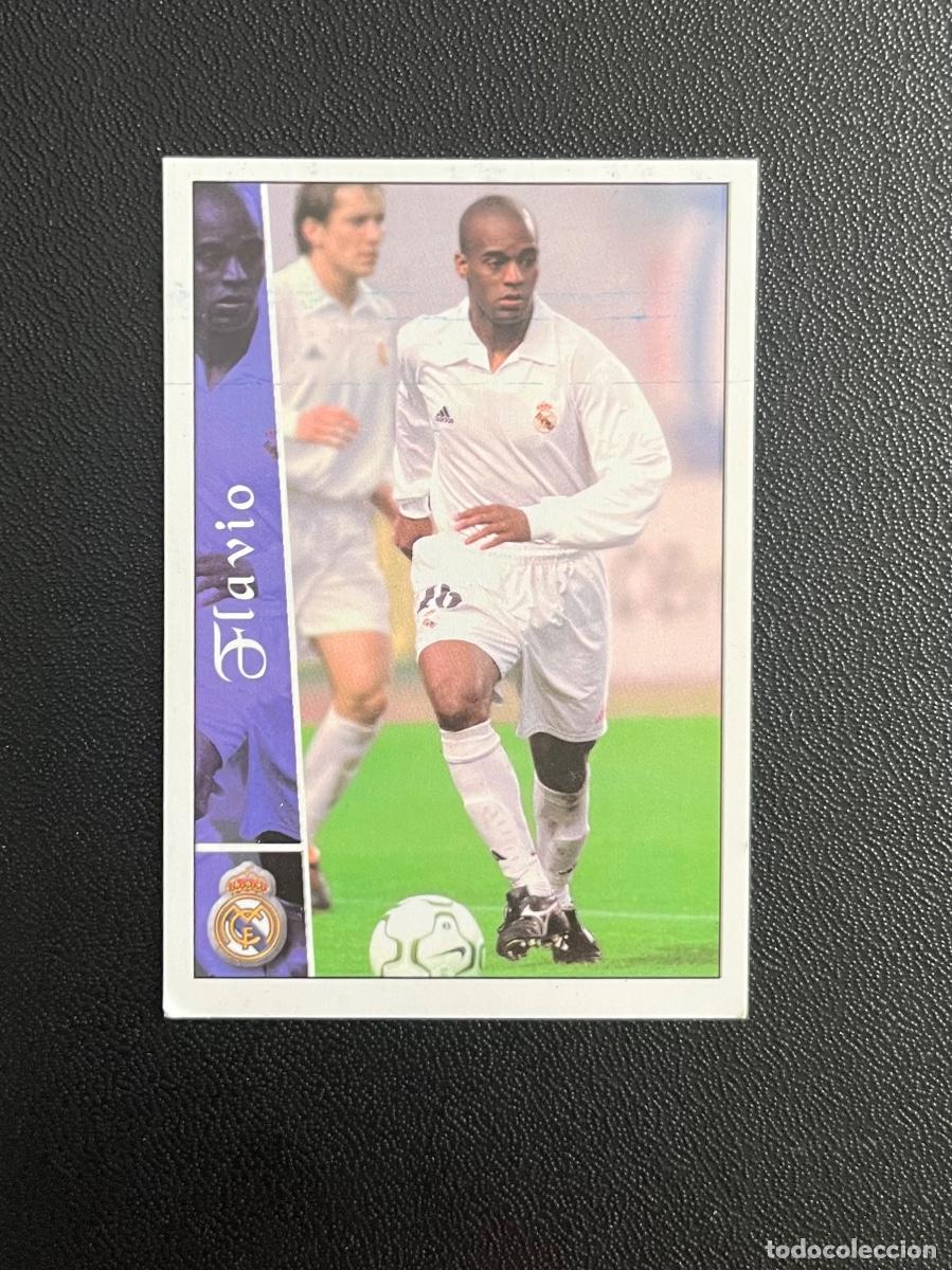Cromos de f&uacute;tbol: 577 FLAVIO REAL MADRID FICHAS DE LA LIGA 2002 2003 MUNDICROMO 02 03