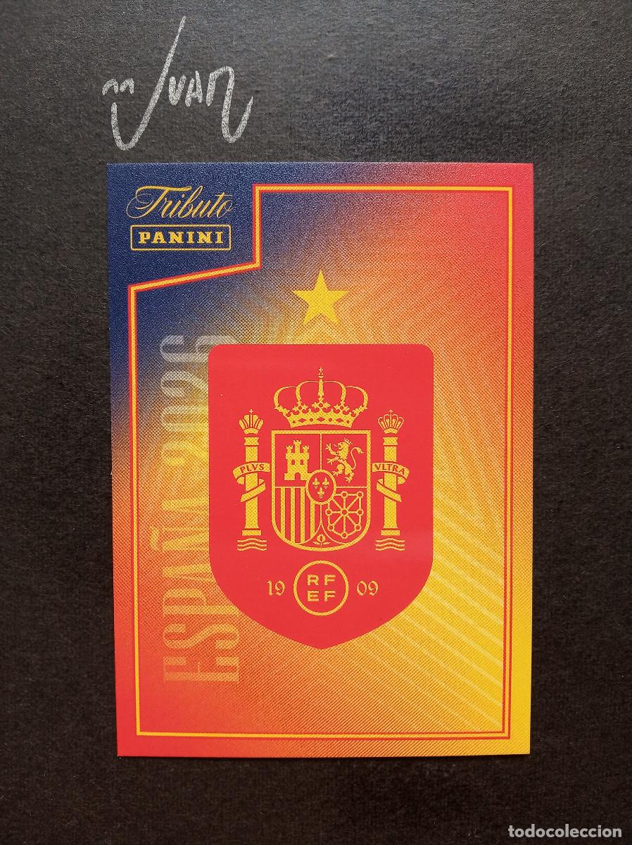 Cromos de f&uacute;tbol: N&ordm; 35 ESCUDO ESPA&Ntilde;A ⚽ PANINI &reg; TRIBUTO SELECCION ESPA&Ntilde;OLA 2025 2026 MUNDIAL 25 26 NUEVO 2010