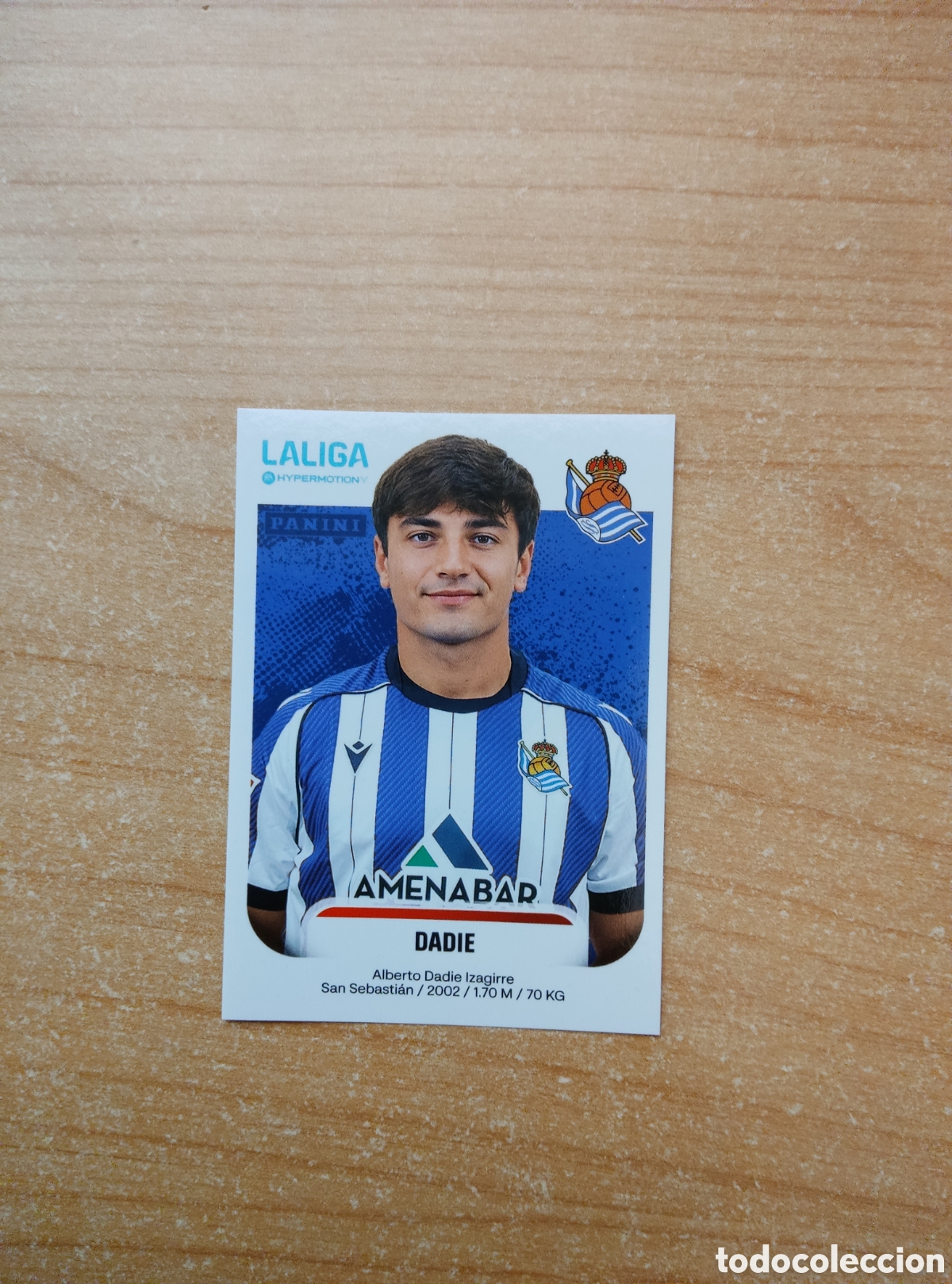 Cromos de f&uacute;tbol: 348 DADIE REAL SOCIEDAD B LIGA HYPERMOTION 2025 2026