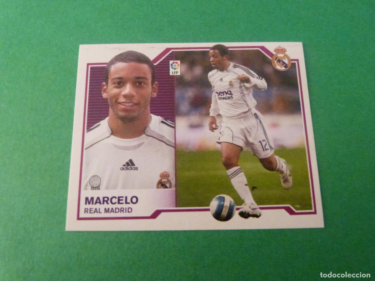Cromos de f&uacute;tbol: CROMO FUTBOL MARCELO REAL MADRID C.F. SIN PEGAR LIGA ESTE 2007-2008/07-08