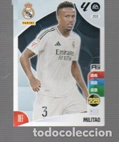 Cromos de f&uacute;tbol: CROMO DE FUTBOL CASA XL -ADRENALYM Y PANINI N&ordm; 203 DE A&Ntilde;O 2024 / 25 DEFENSA MILITAO