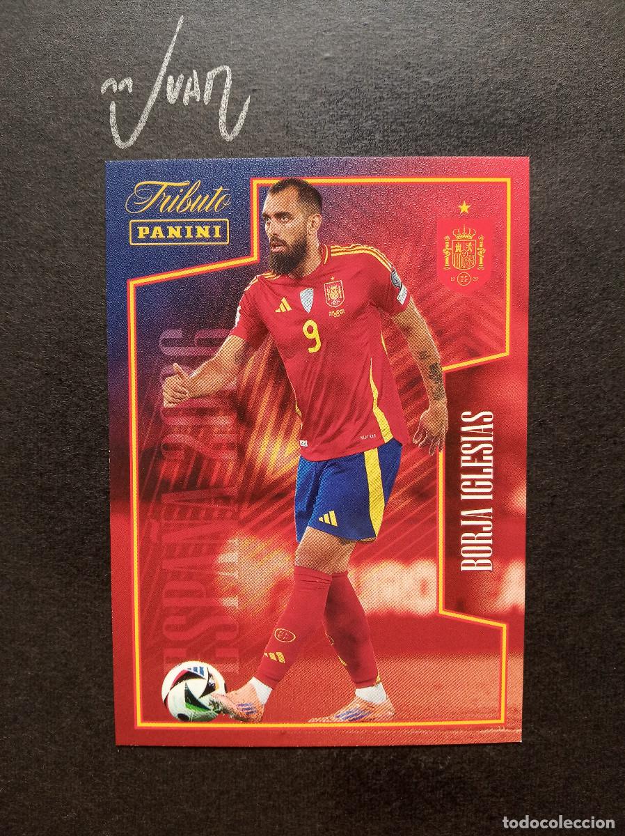 Figurine di Calcio: N&ordm; 65 BORJA IGLESIAS ESPA&Ntilde;A RC CELTA ⚽ PANINI &reg; TRIBUTO SELECCION ESPA&Ntilde;OLA 2025 2026 MUNDIAL 25 26