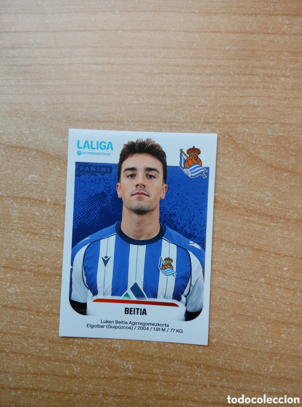 Cromos de f&uacute;tbol: 349 BEITIA REAL SOCIEDAD B LIGA HYPERMOTION 2025 2026