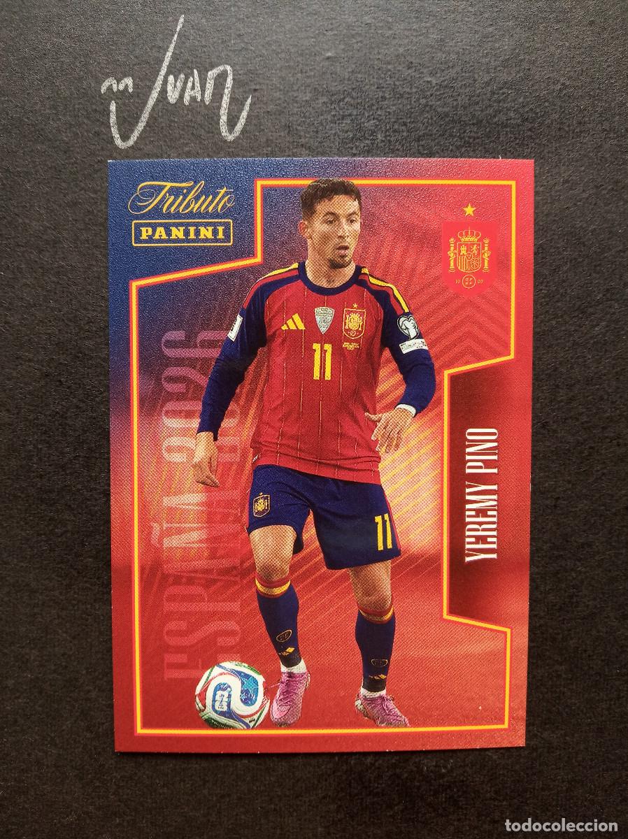 Figurine di Calcio: N&ordm; 62 YEREMY PINO ESPA&Ntilde;A VILLARREAL ⚽ PANINI &reg; TRIBUTO SELECCION ESPA&Ntilde;OLA 2025 2026 MUNDIAL 25 26