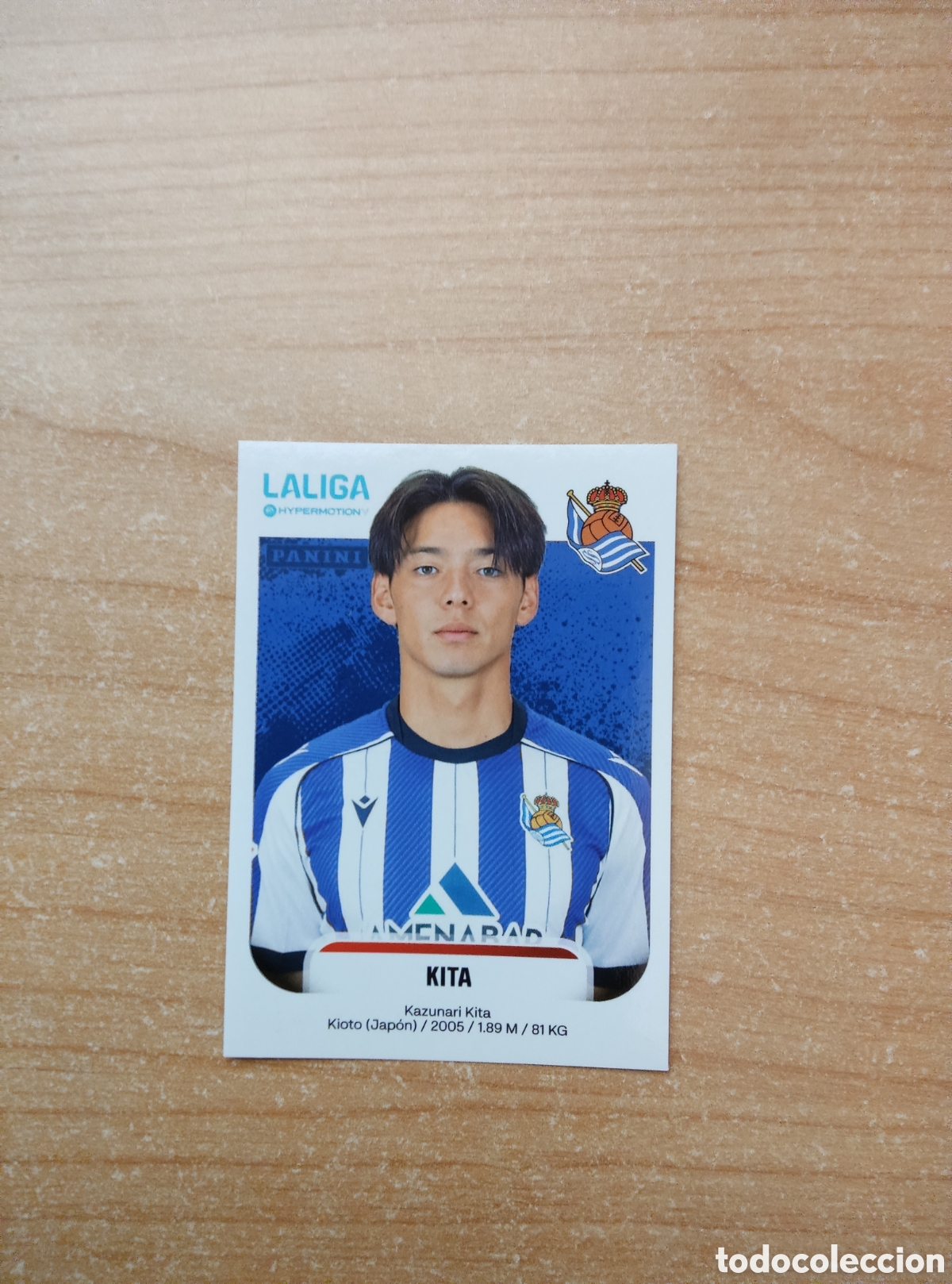Cromos de f&uacute;tbol: 351 KITA REAL SOCIEDAD B LIGA HYPERMOTION 2025 2026
