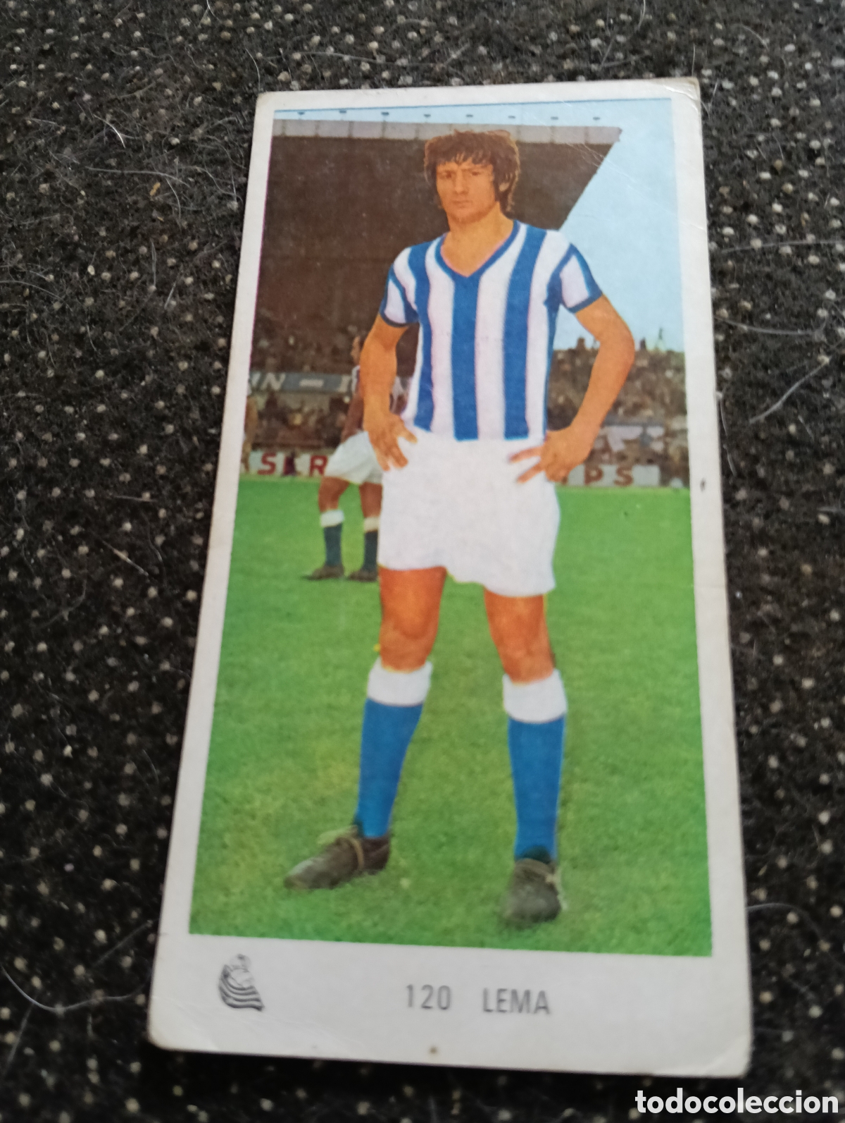 Cromos de f&uacute;tbol: N&deg; 120 Lema Real Sociedad Ruiz Romero 1971-1972. 71-72. Nunca pegado