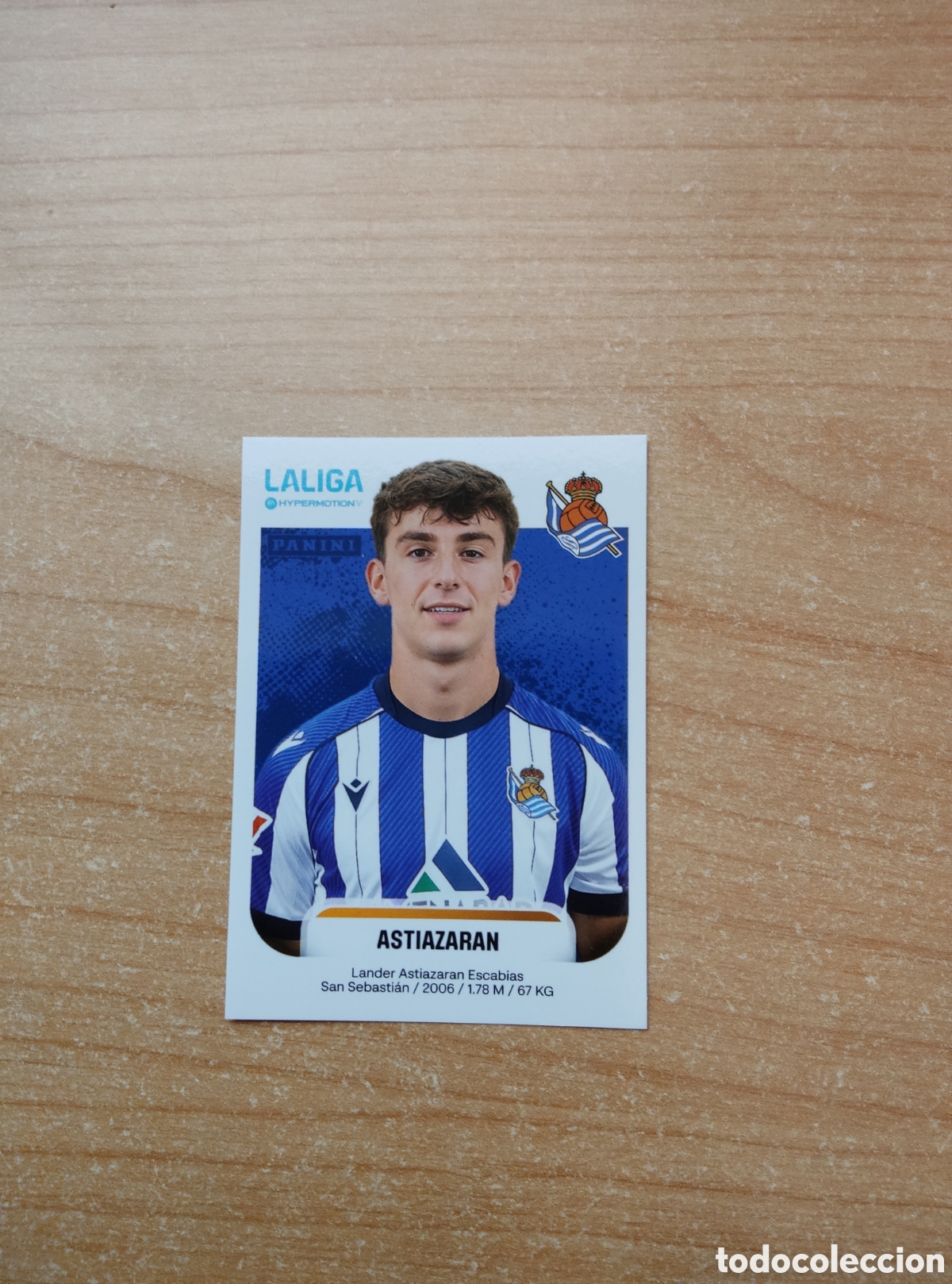 Fu&szlig;ball-Sticker: 357 ASTIAZARAN REAL SOCIEDAD B LIGA HYPERMOTION 2025 2026