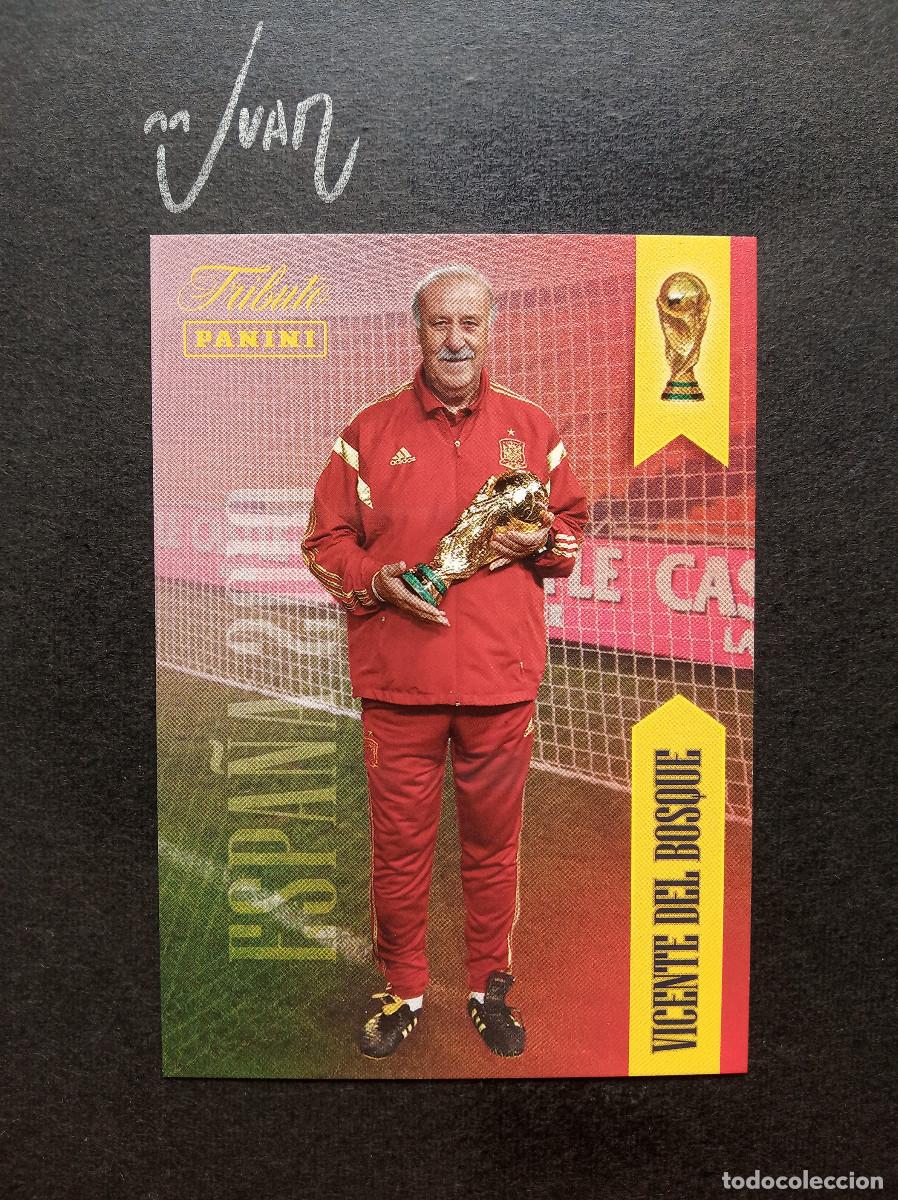 Figurine di Calcio: N&ordm; 24 DEL BOSQUE ESPA&Ntilde;A REAL MADRID ⚽ PANINI &reg; TRIBUTO SELECCION ESPA&Ntilde;OLA 2025 2026 MUNDIAL 25 26