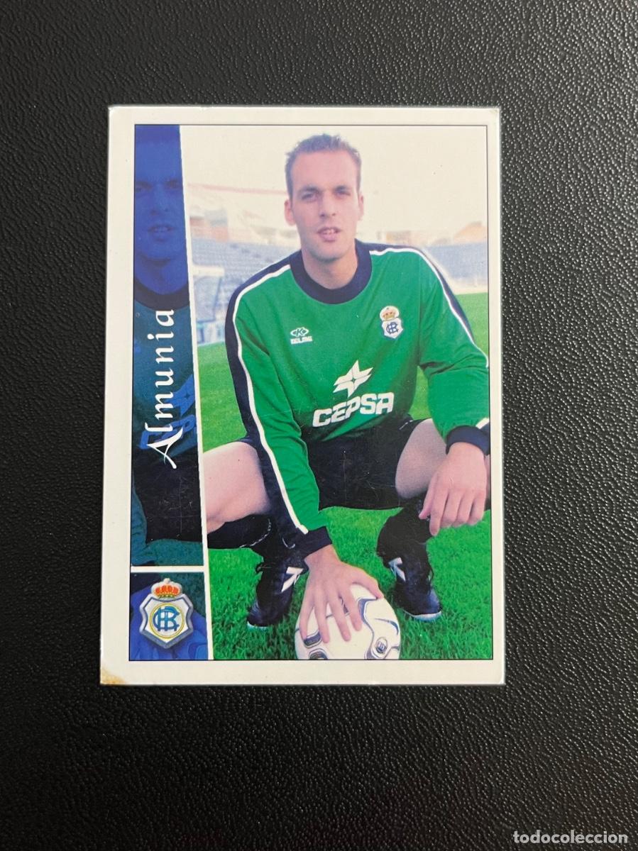 Football Stickers: 518 ALMUNIA RECREATIVO DE HUELVA RECRE FICHAS DE LA LIGA 2002 2003 MUNDICROMO 02 03