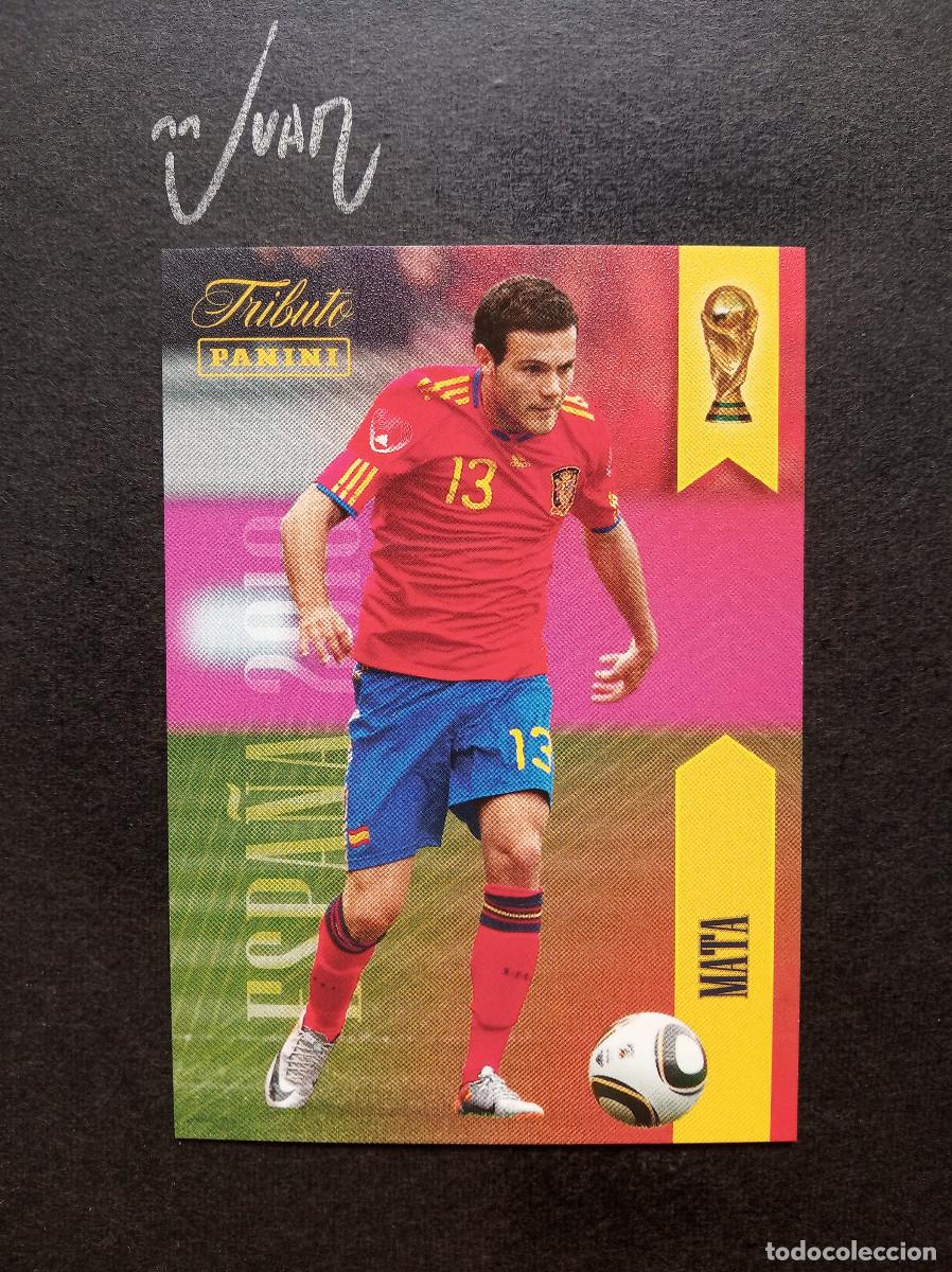 Figurine di Calcio: N&ordm; 13 MATA ESPA&Ntilde;A VALENCIA LIVERPOOL ⚽ PANINI &reg; TRIBUTO SELECCION ESPA&Ntilde;OLA 2025 2026 MUNDIAL 25 26