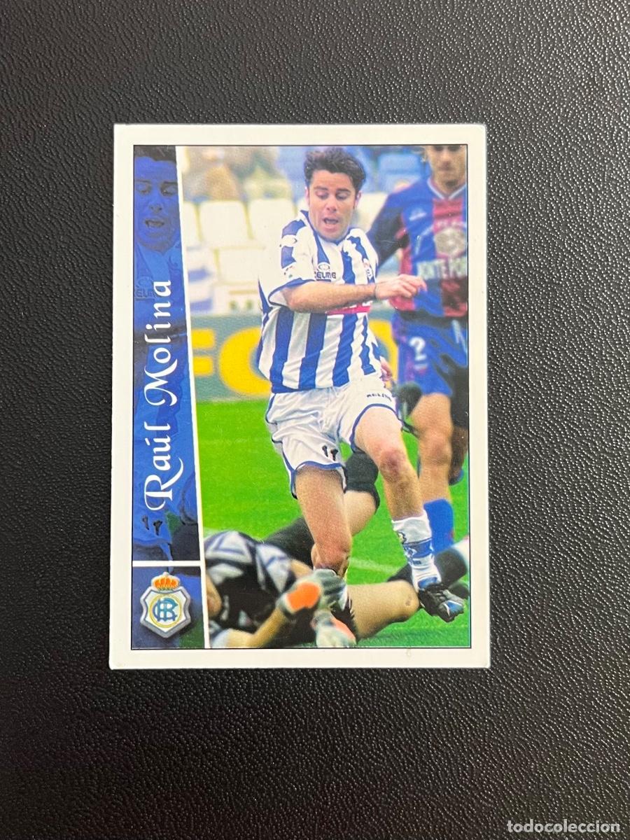 Fu&szlig;ball-Sticker: 536 RA&Uacute;L MOLINA RECREATIVO DE HUELVA RECRE FICHAS DE LA LIGA 2002 2003 MUNDICROMO 02 03