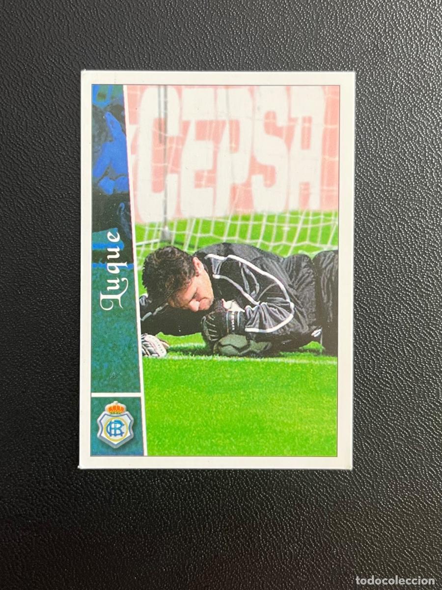 Cromos de f&uacute;tbol: 599 LUQUE RECREATIVO DE HUELVA RECRE FICHAS DE LA LIGA PLUS 2002 2003 MUNDICROMO 02 03