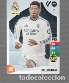 Cromos de f&uacute;tbol: CROMO DE FUTBOL CASA XL -ADRENALYM Y PANINI N&ordm; 210 DE A&Ntilde;O 2024 / 25 MEDIO BELLINGHAM
