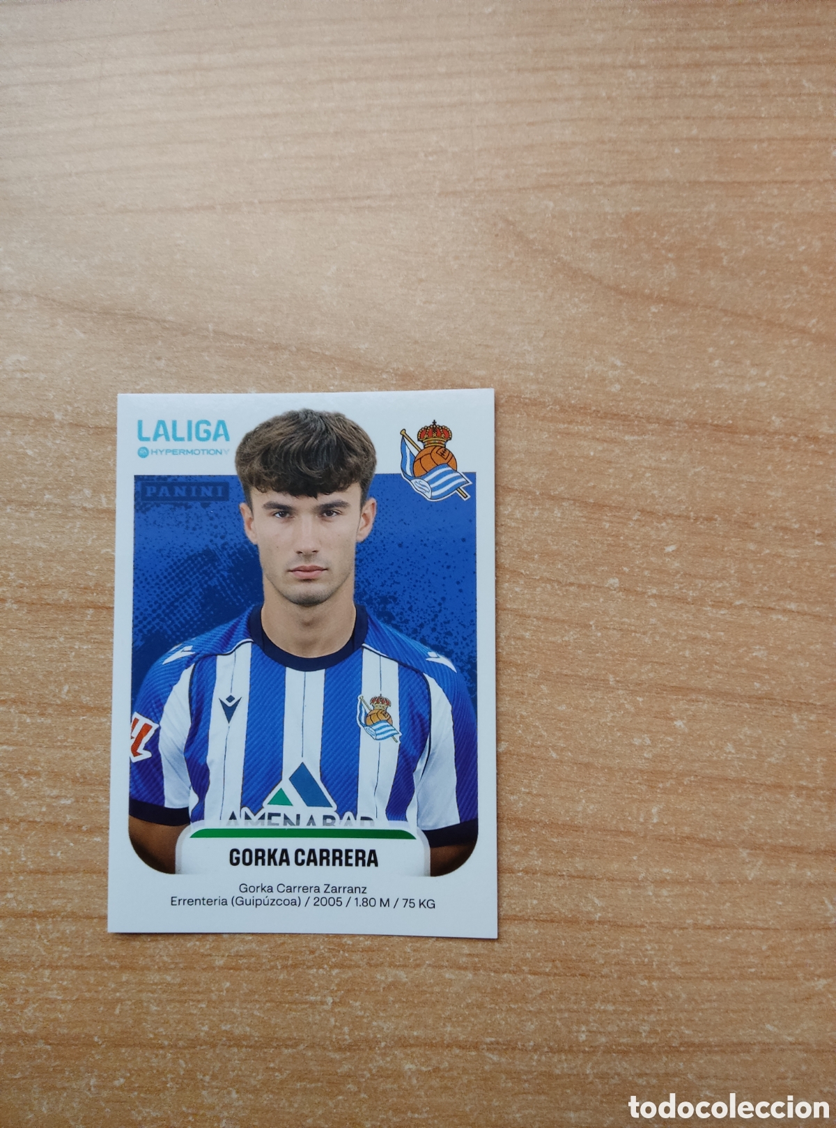 Cromos de f&uacute;tbol: 362 GORKA CABRERA REAL SOCIEDAD B LIGA HYPERMOTION 2025 2026