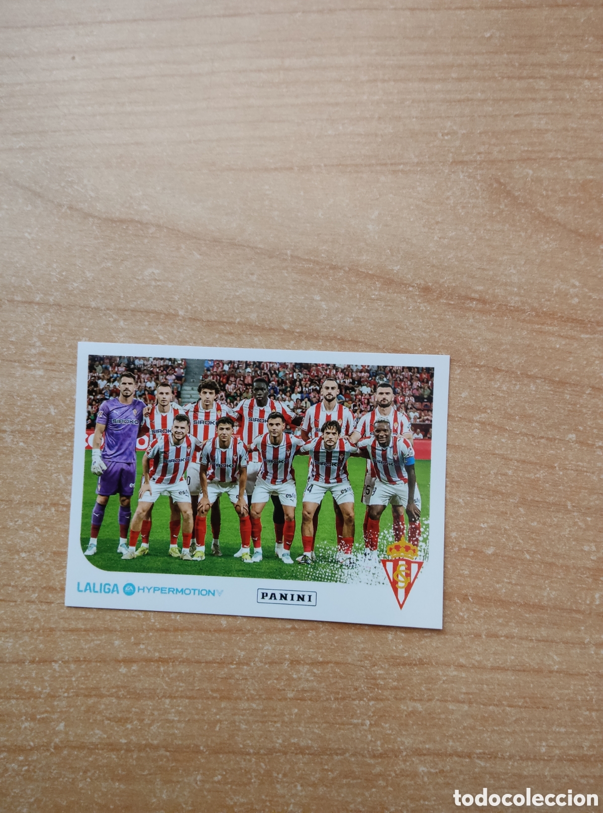 Cromos de f&uacute;tbol: 364 EQUIPO SPORTING GIJON LIGA HYPERMOTION 2025 2026