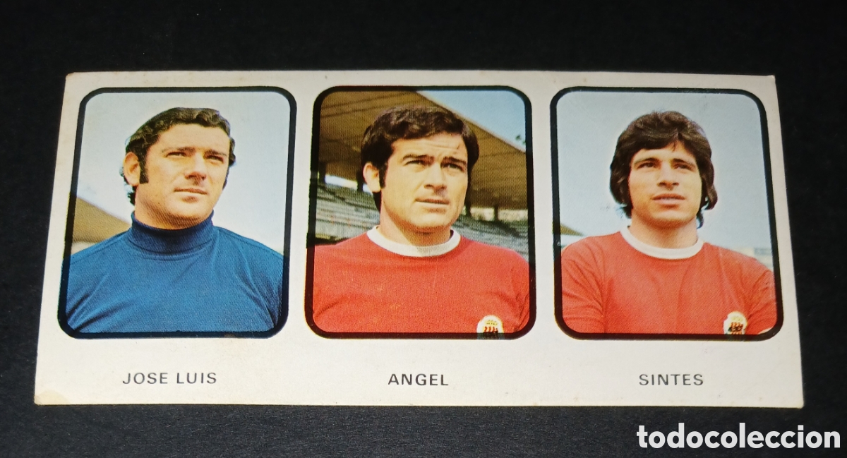 Cromos de f&uacute;tbol: Cromo N&ordm; 141 Jose Luis Angel Sintes Gimnastic de Tarragona Ruiz Romero 1973 1974 sin pegar