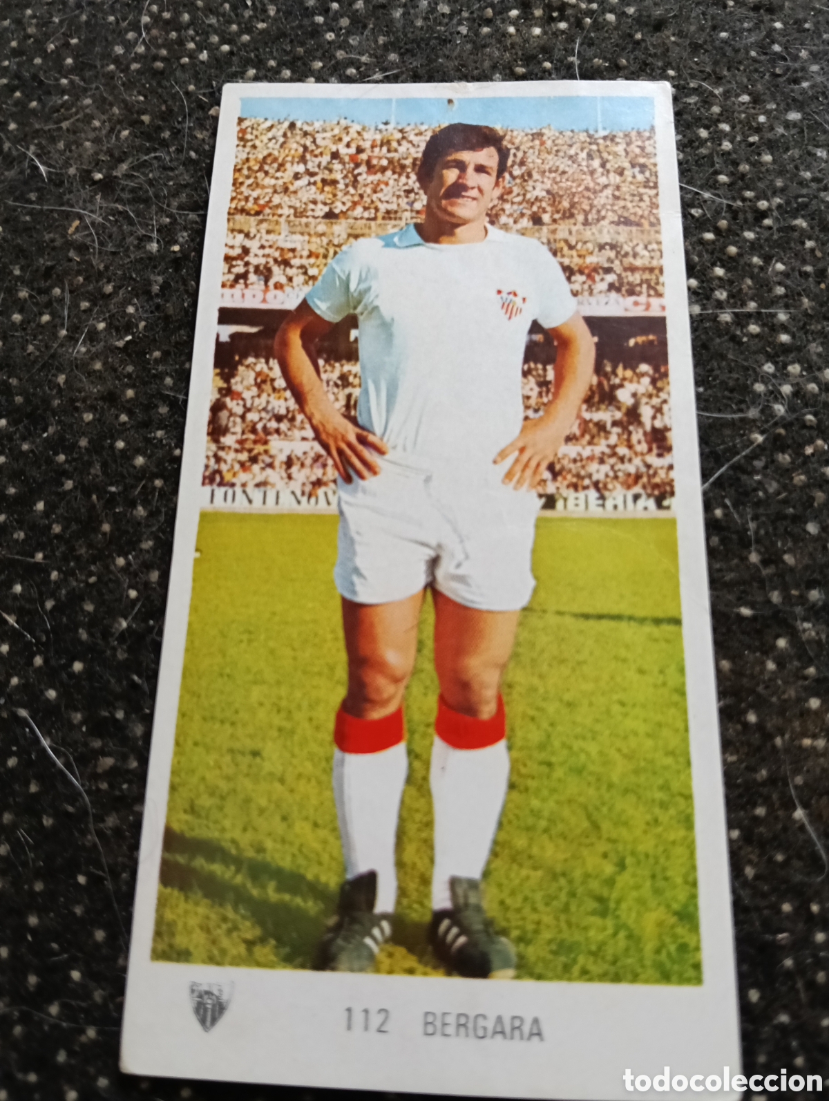 Cromos de f&uacute;tbol: N&deg; 112 Bergara Sevilla Ruiz Romero 1971-1972. 71-72. Nunca pegado