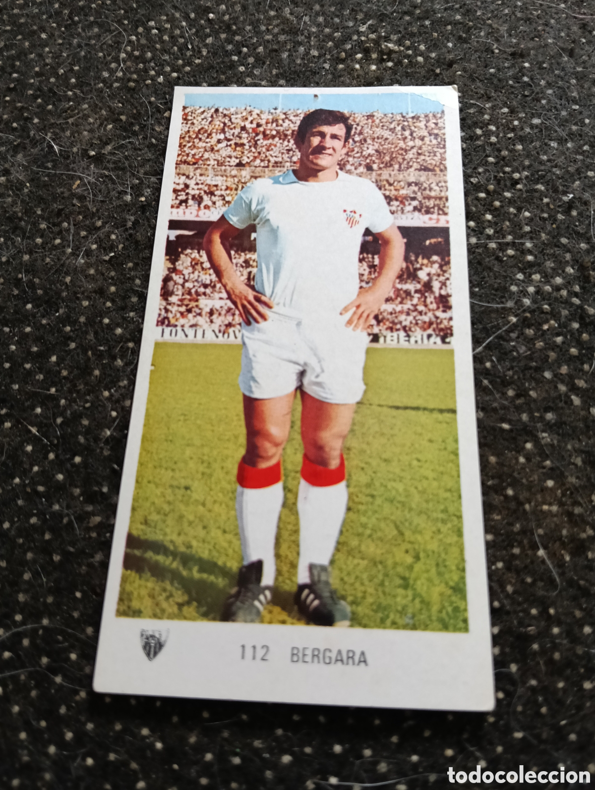 Cromos de f&uacute;tbol: N&deg; 112 Bergara Sevilla Ruiz Romero 1971-1972. 71-72. Nunca pegado